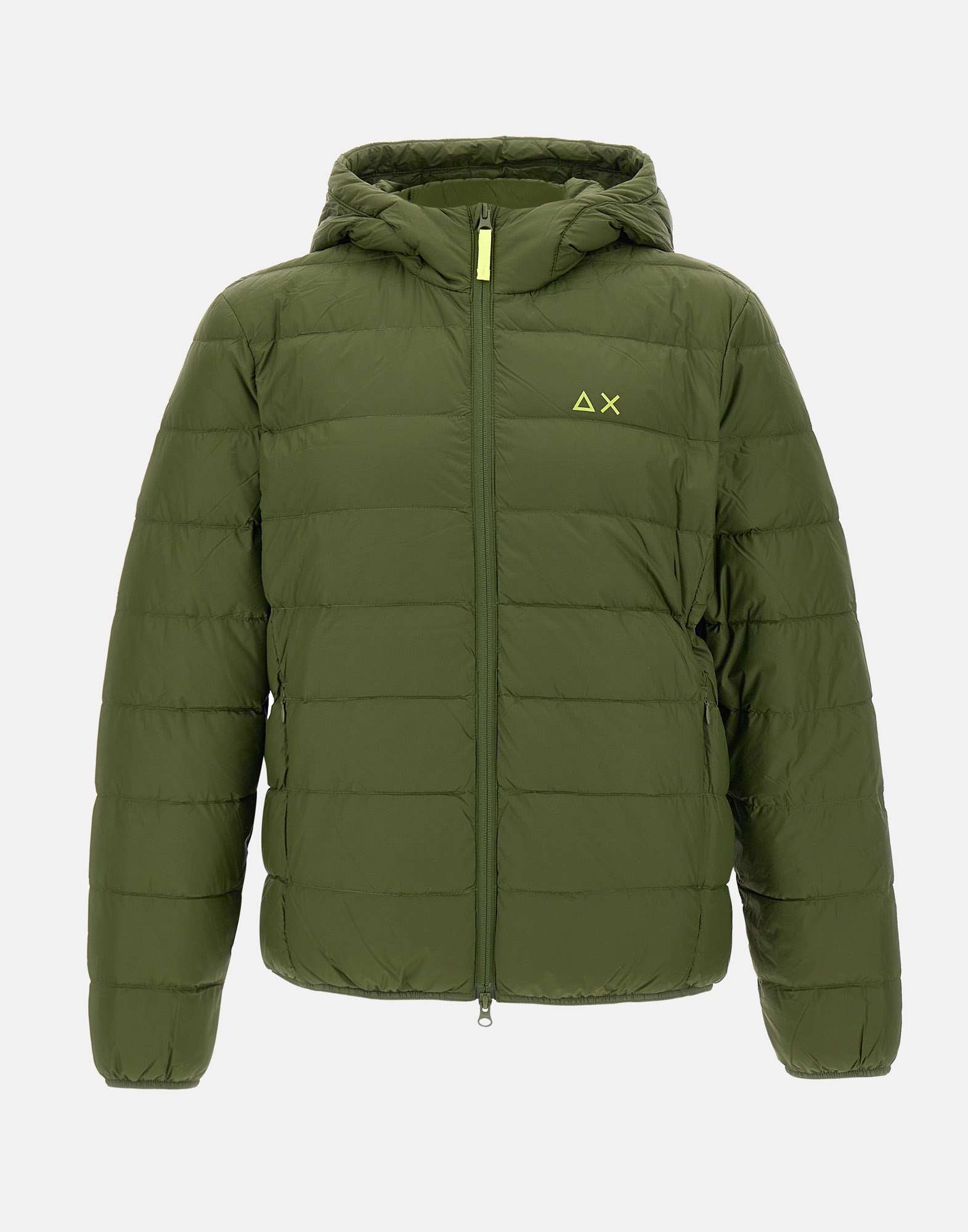 Sun68 R44101 Man Green Coats - Zuklat