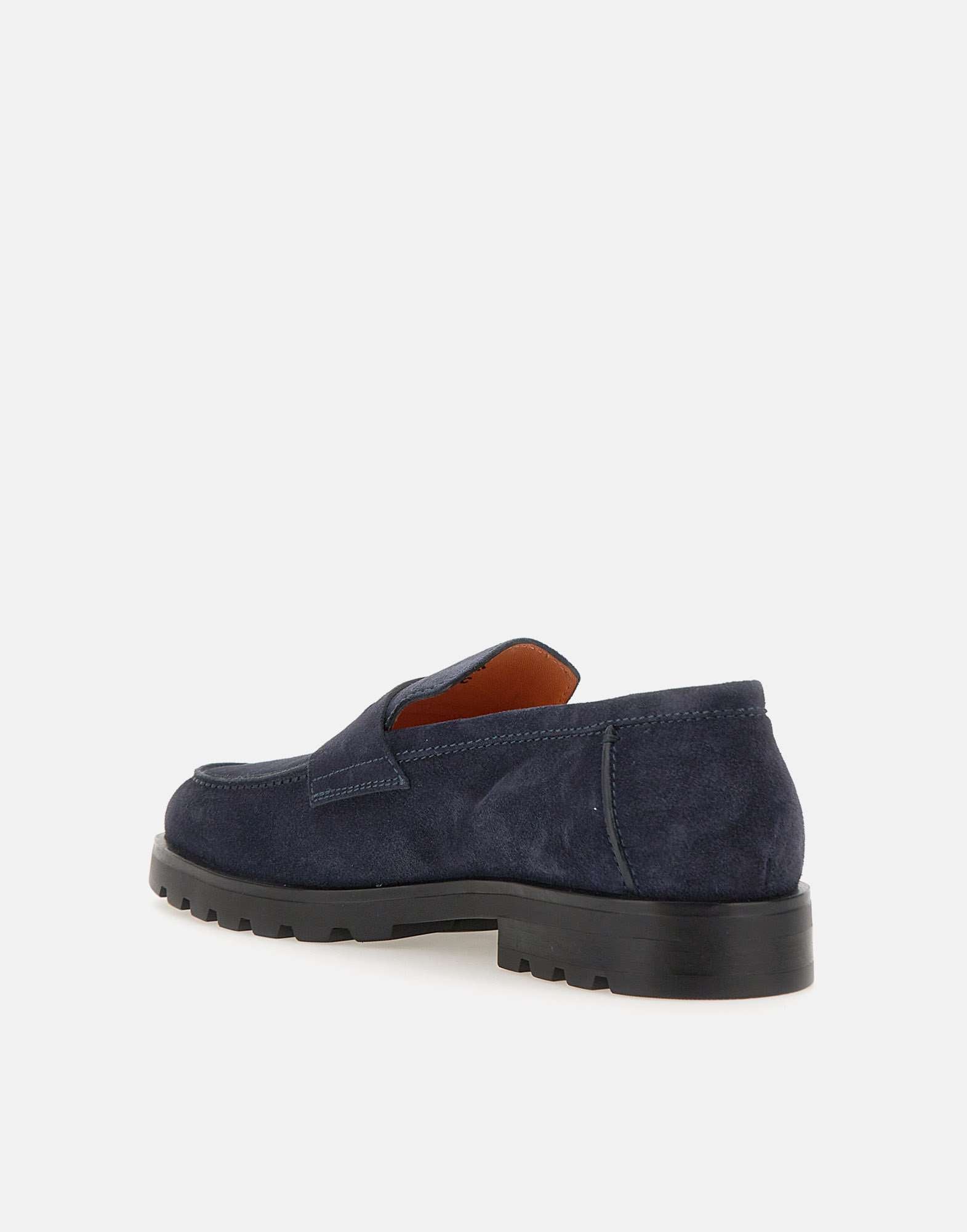 Santoni MGDC18610NEOBSEY Man Blue Flat shoes - Zuklat