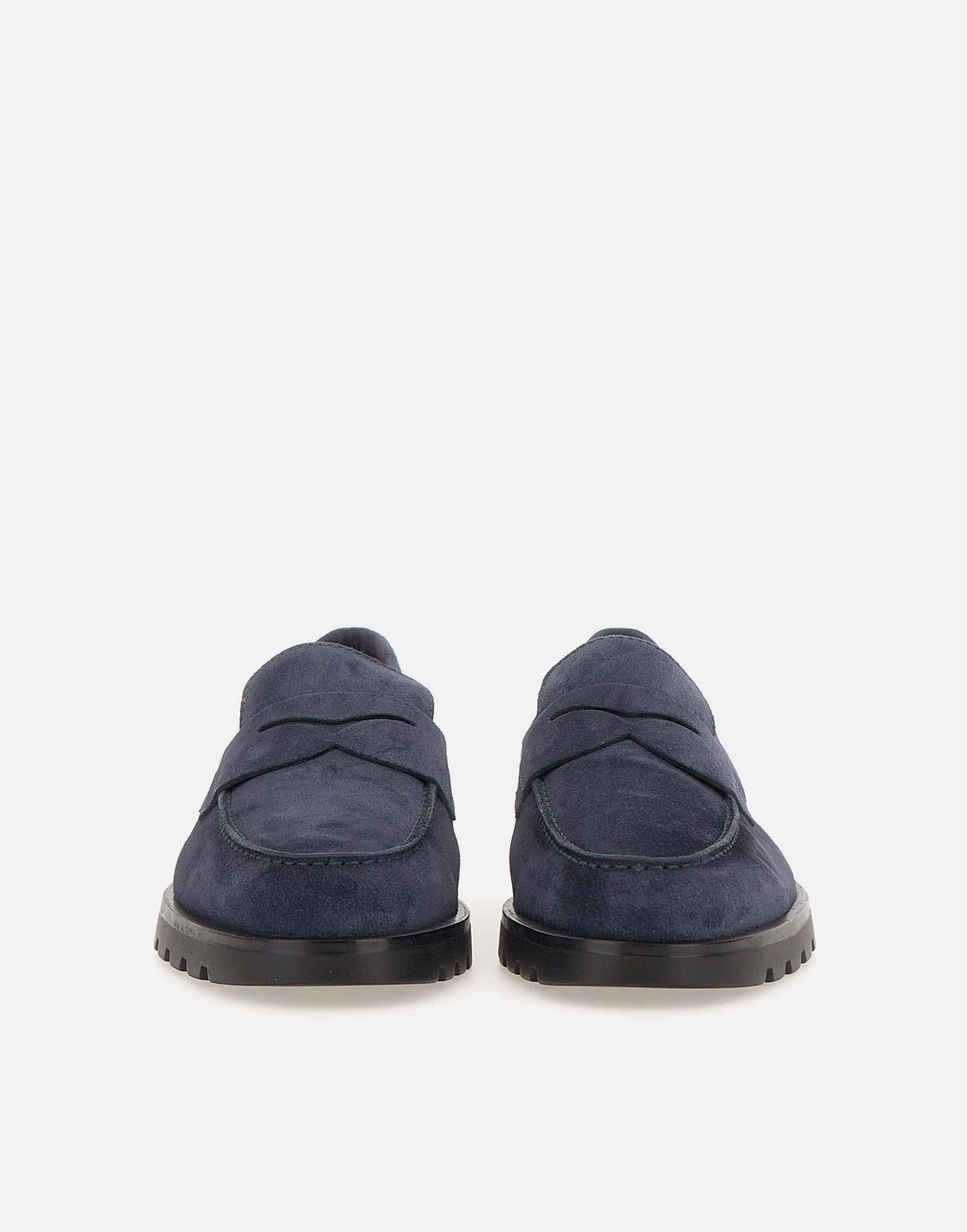 Santoni MGDC18610NEOBSEY Man Blue Flat shoes - Zuklat