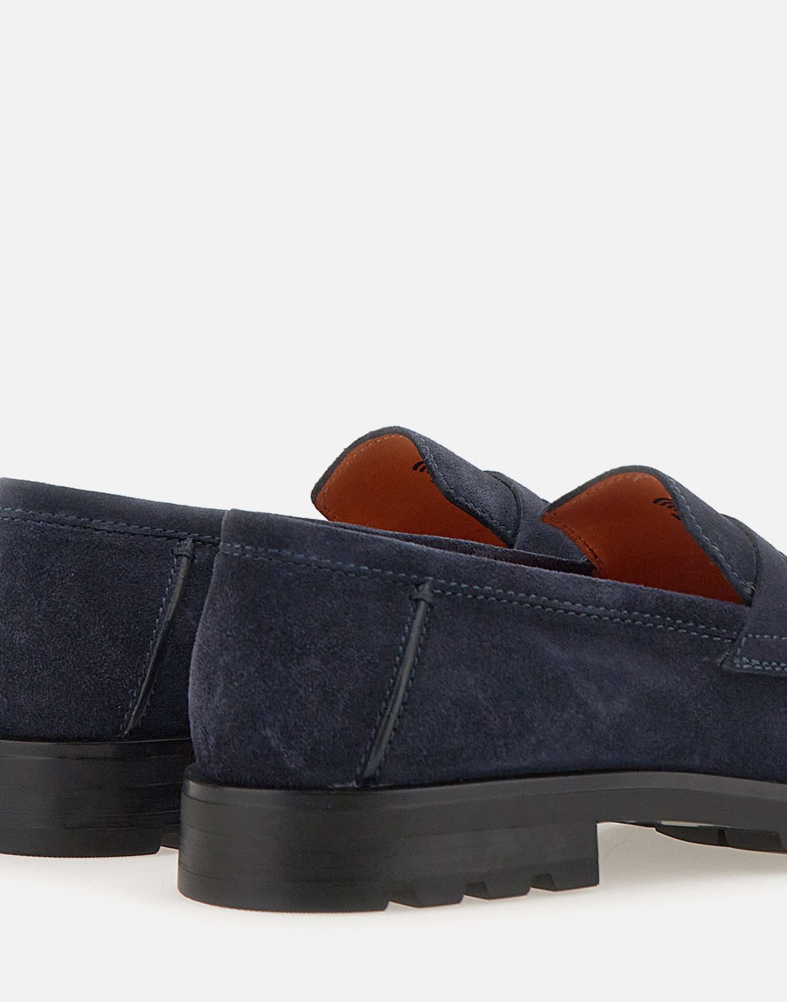 Santoni MGDC18610NEOBSEY Man Blue Flat shoes - Zuklat