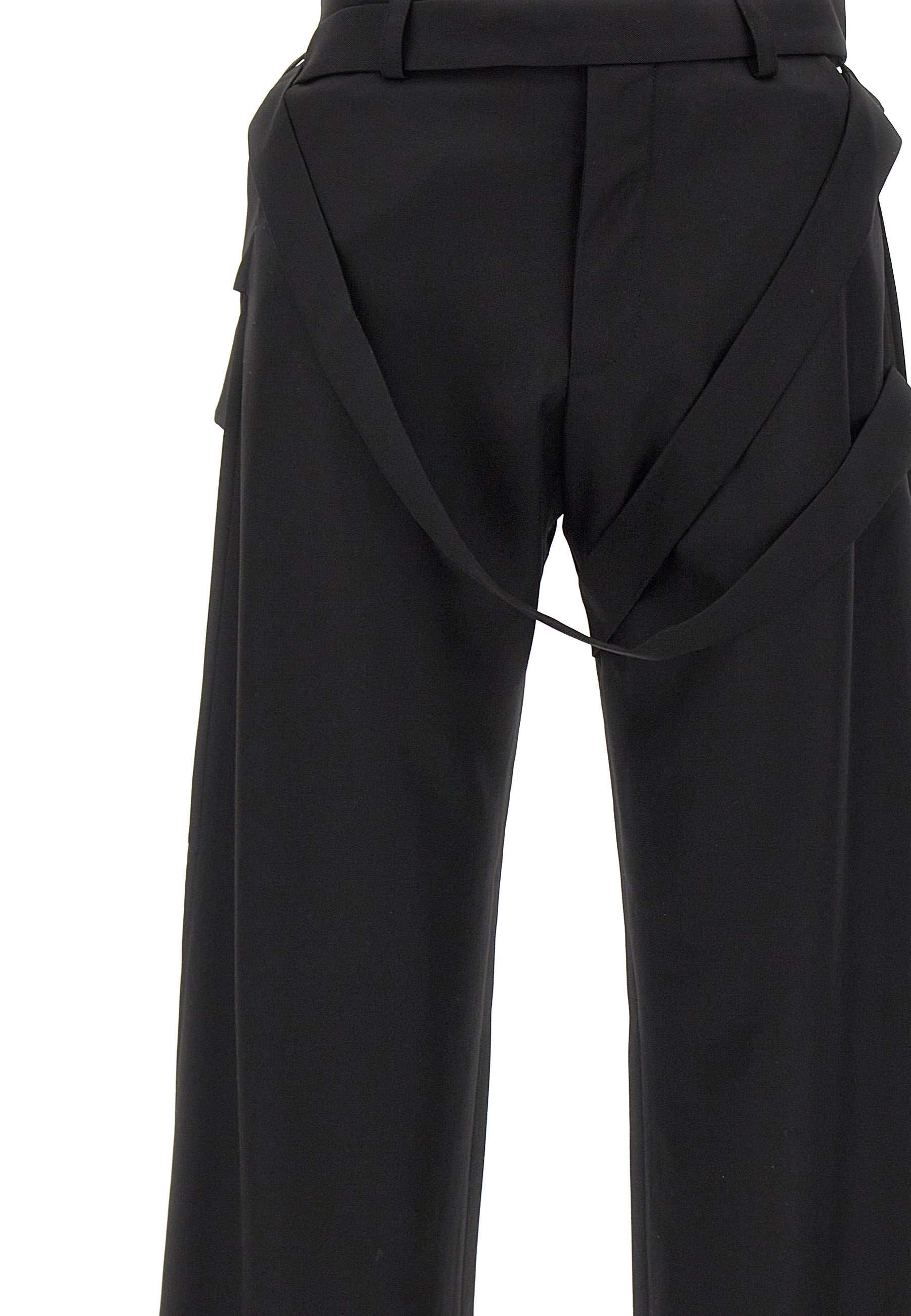 Heliot Emil 10182 Unisex Black Trousers - Zuklat