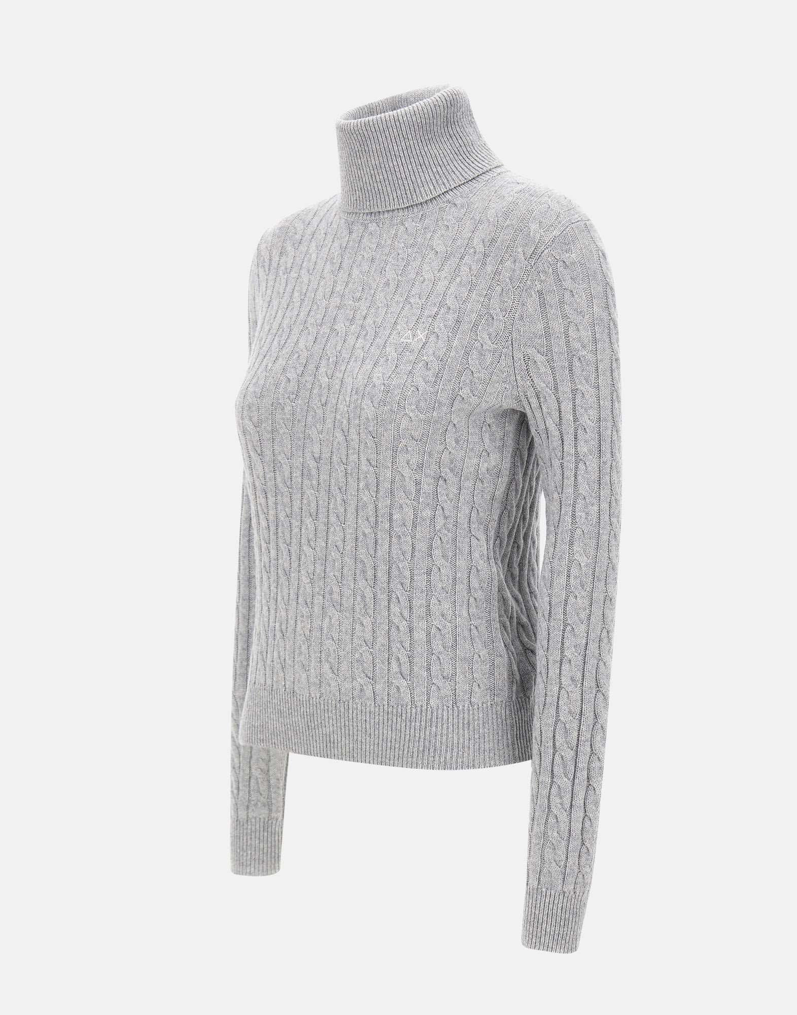 Sun68 K44250 Woman Grey Sweaters - Zuklat