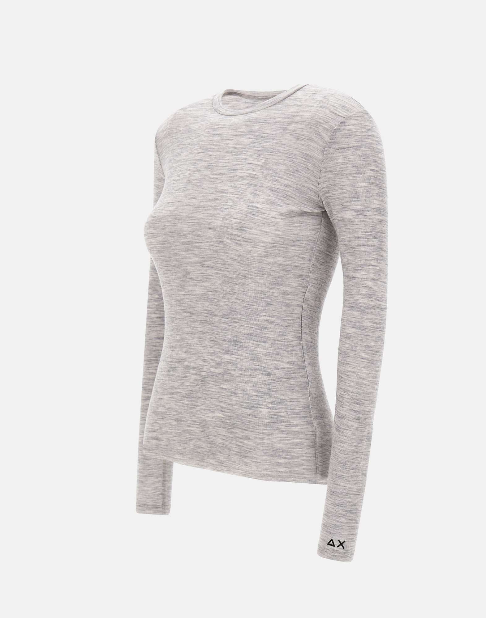 Sun68 T44220 Woman Grey Sweaters - Zuklat