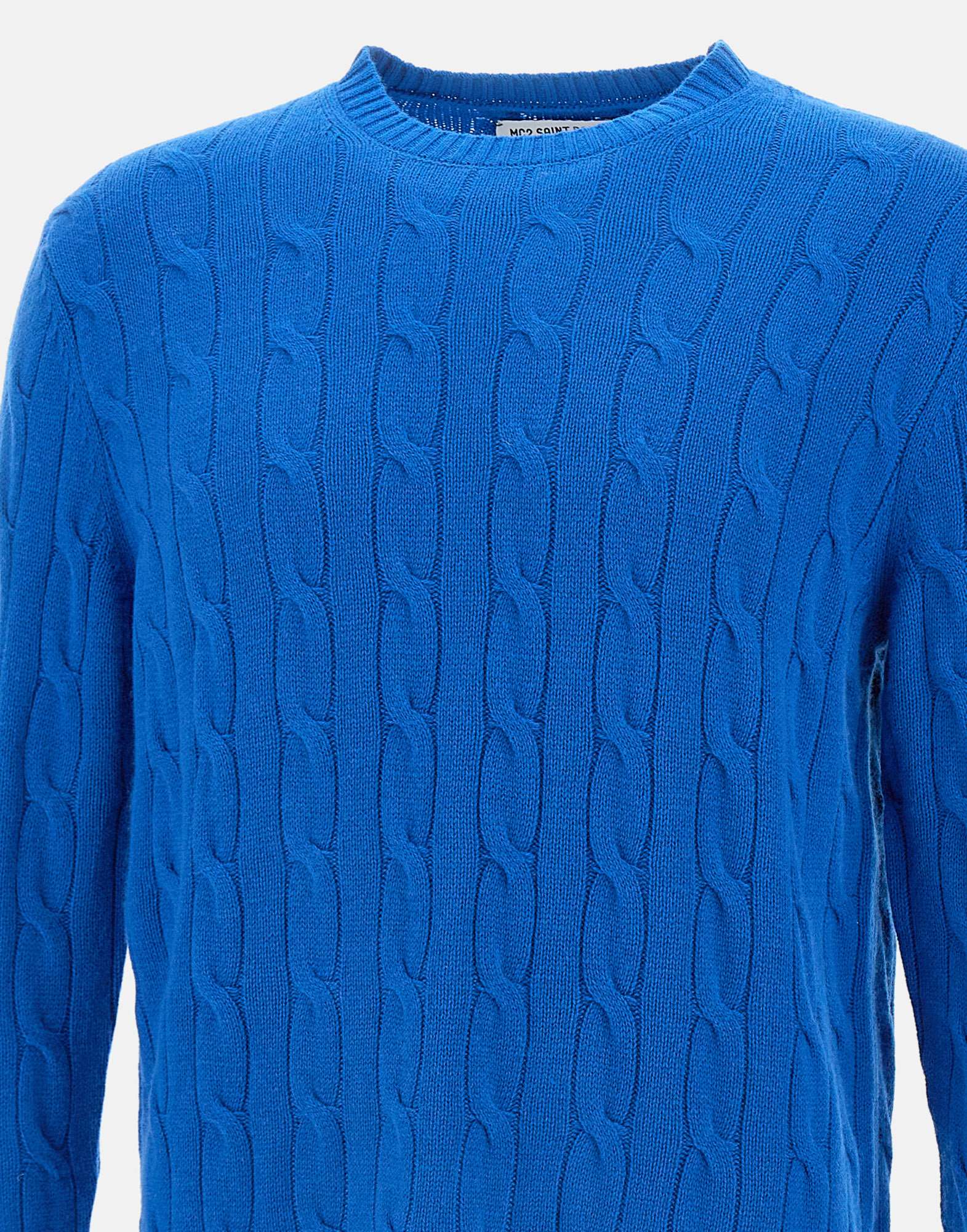 MC2 Saint Barth REGE003 Man Blue Sweaters - Zuklat