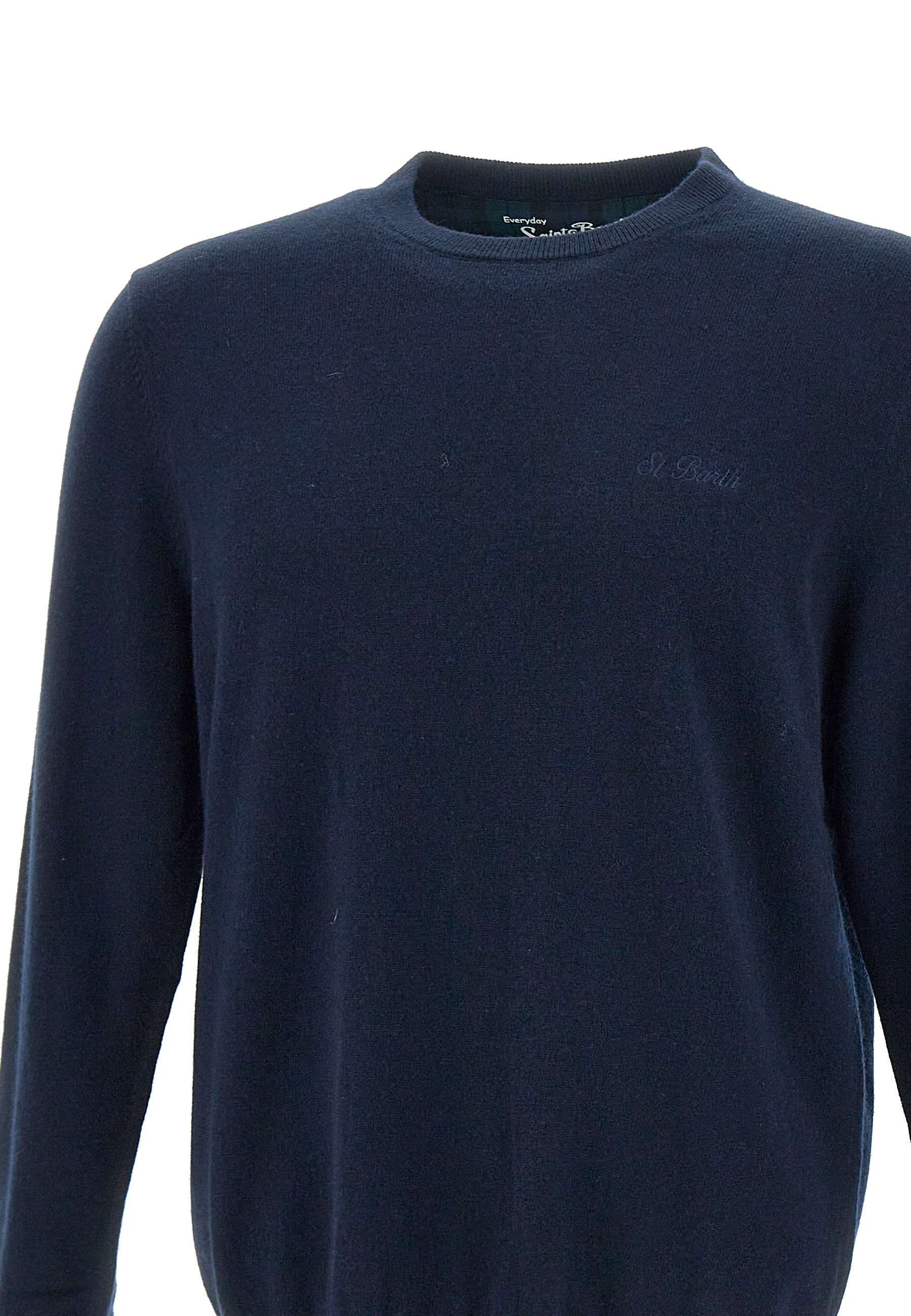 MC2 Saint Barth REGE003 Man Blue Sweaters - Zuklat