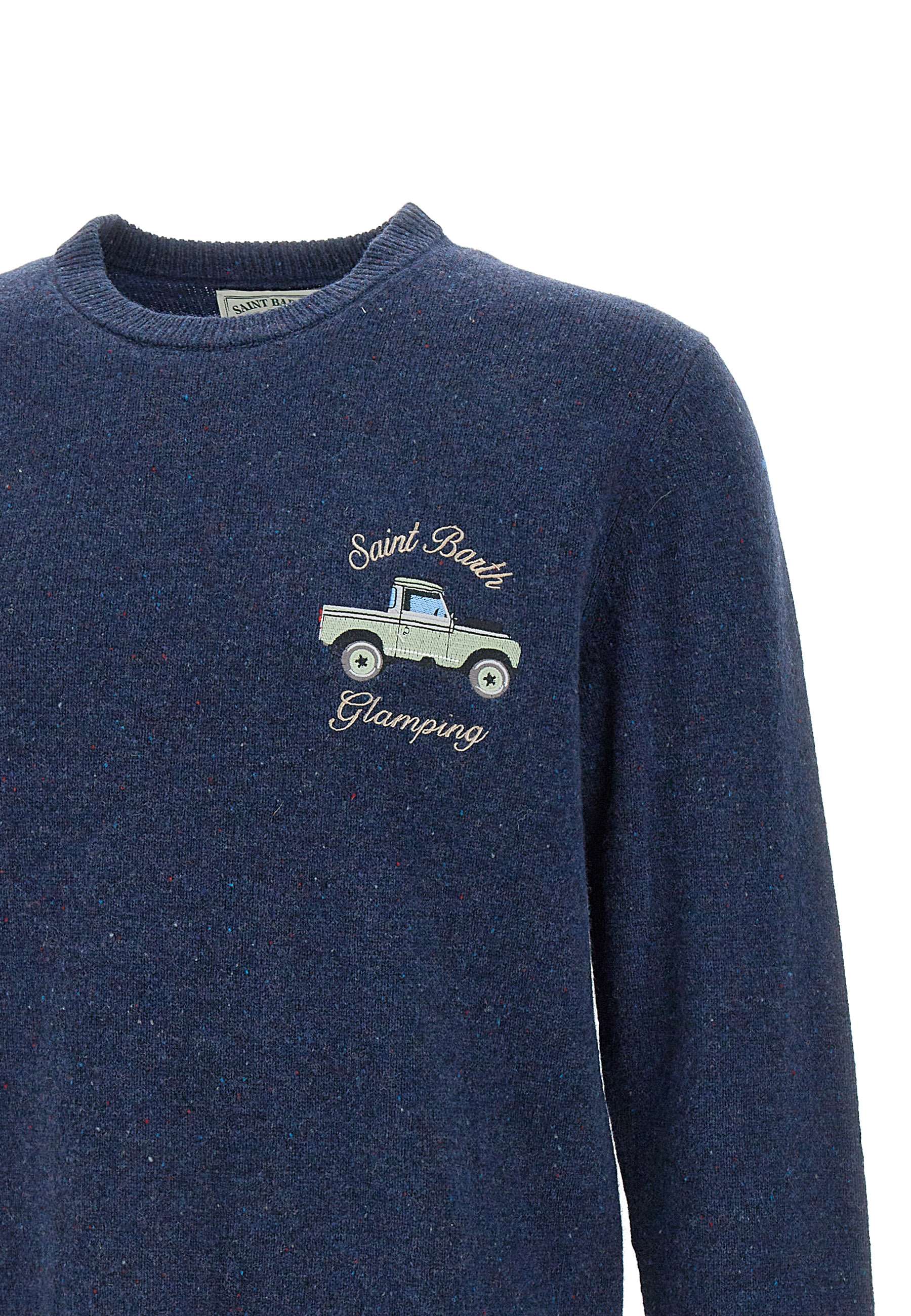 MC2 Saint Barth HER0001 Man Blue Sweaters - Zuklat