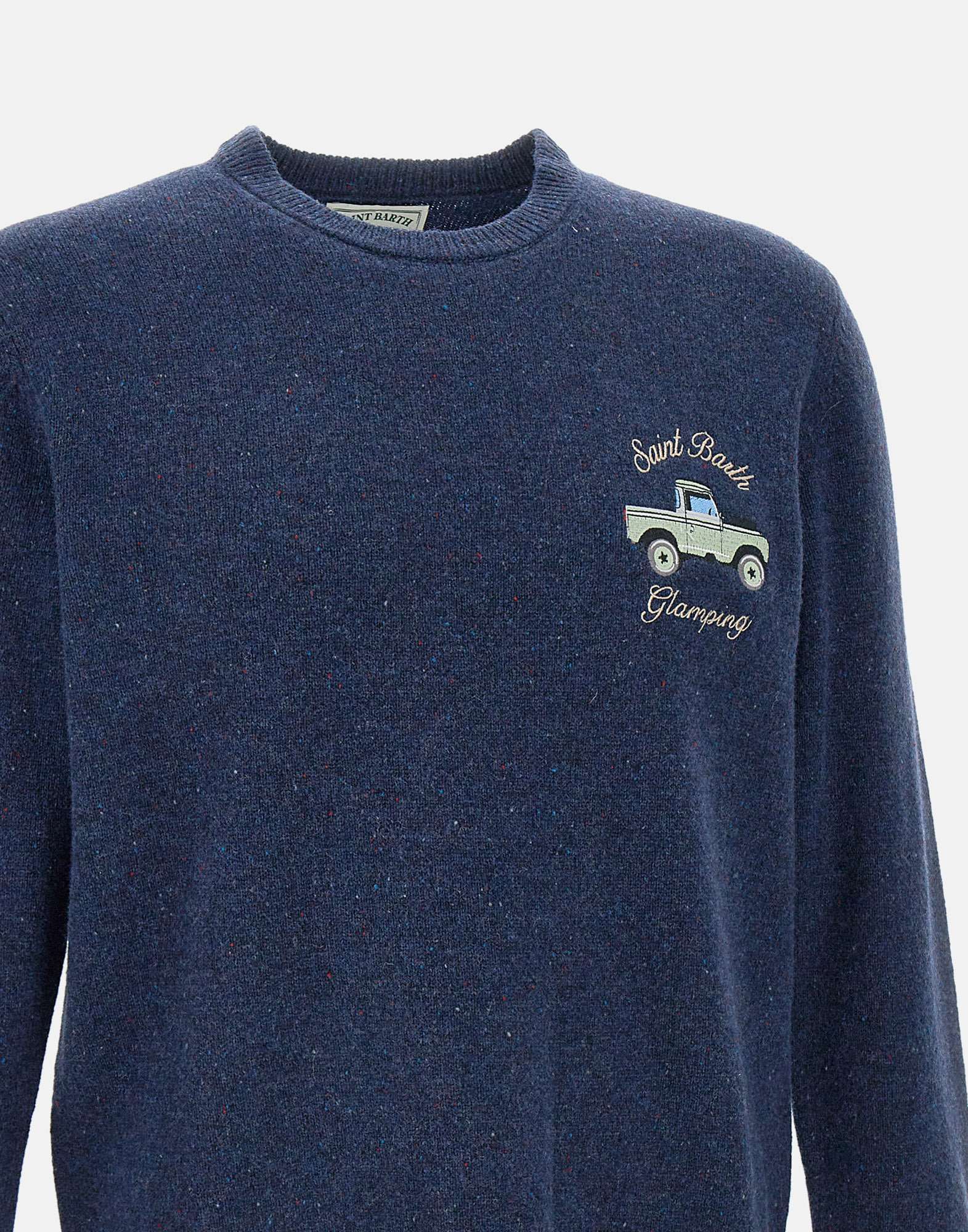 MC2 Saint Barth HER0001 Man Blue Sweaters - Zuklat