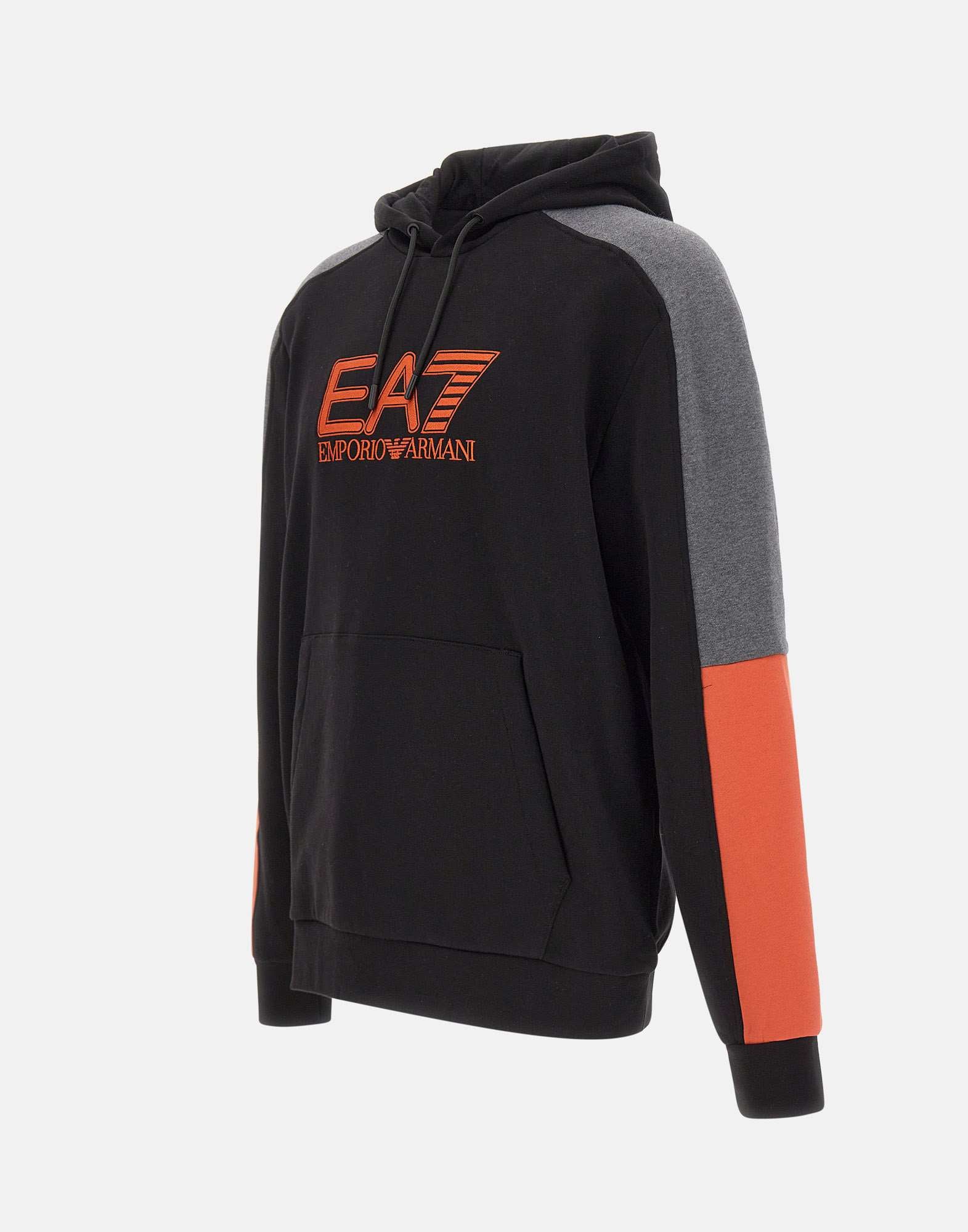 EA7 6DPM10 Man Black Sweaters - Zuklat