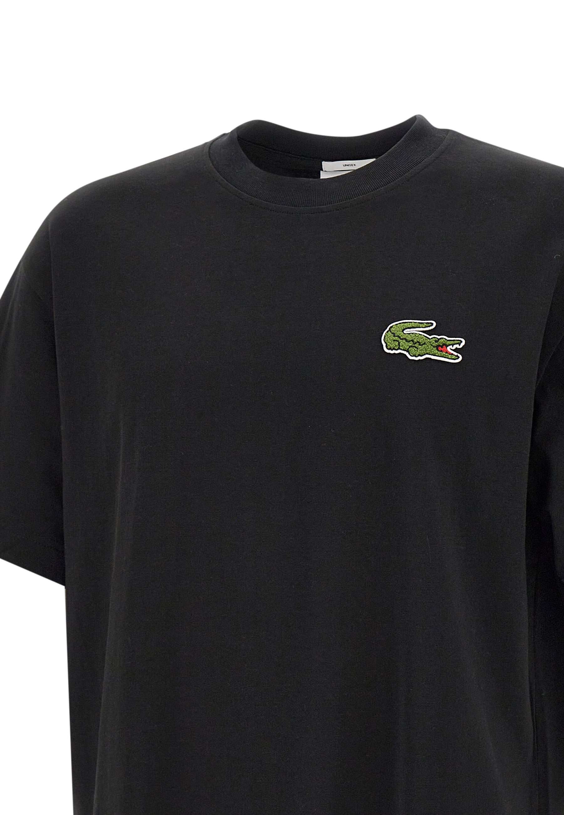 Lacoste TH2745 Unisex Black T-shirts and Polos - Zuklat