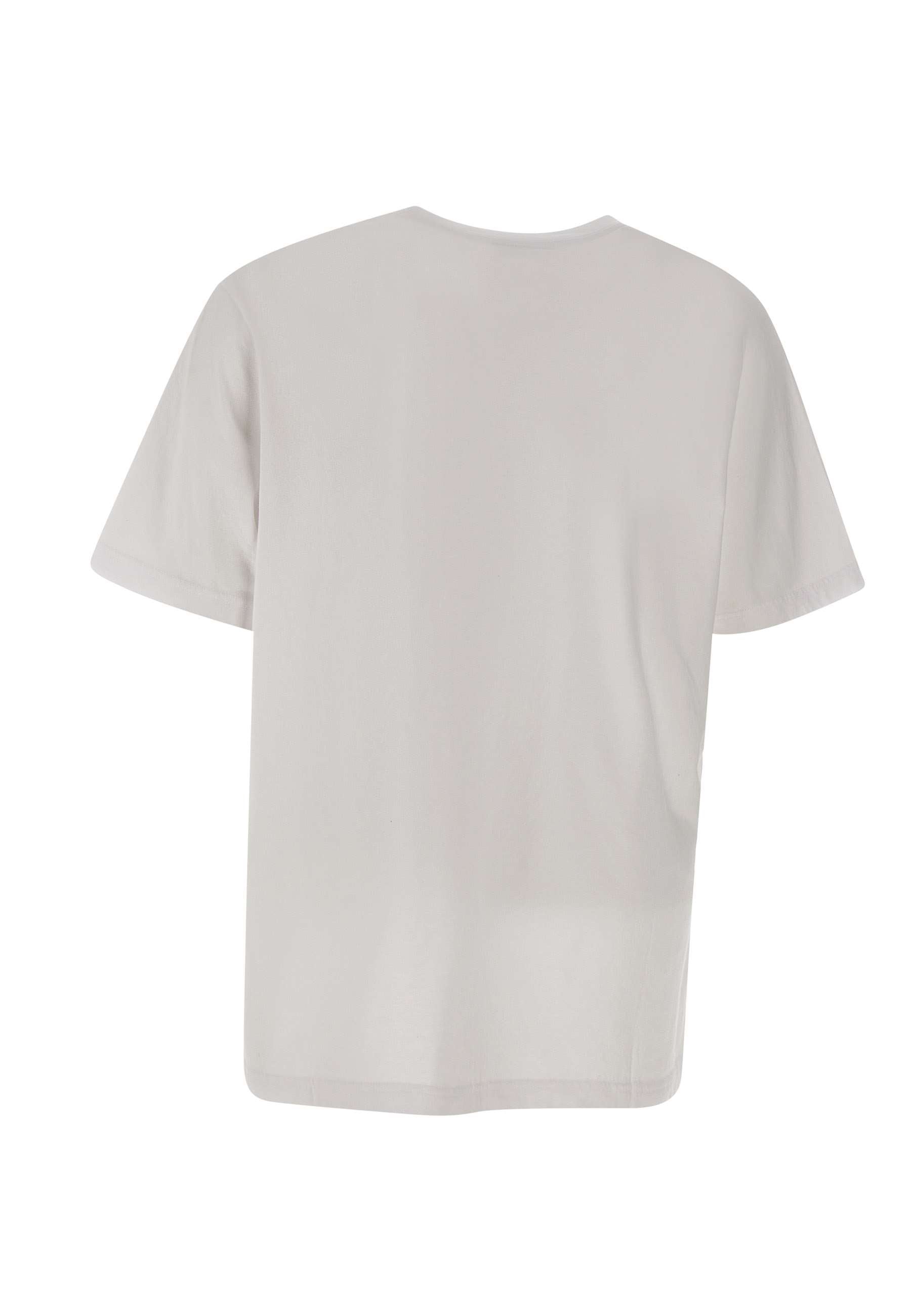 MAISON KITSUNE' MM00125KJ0008 Man White T-shirts and Polos - Zuklat