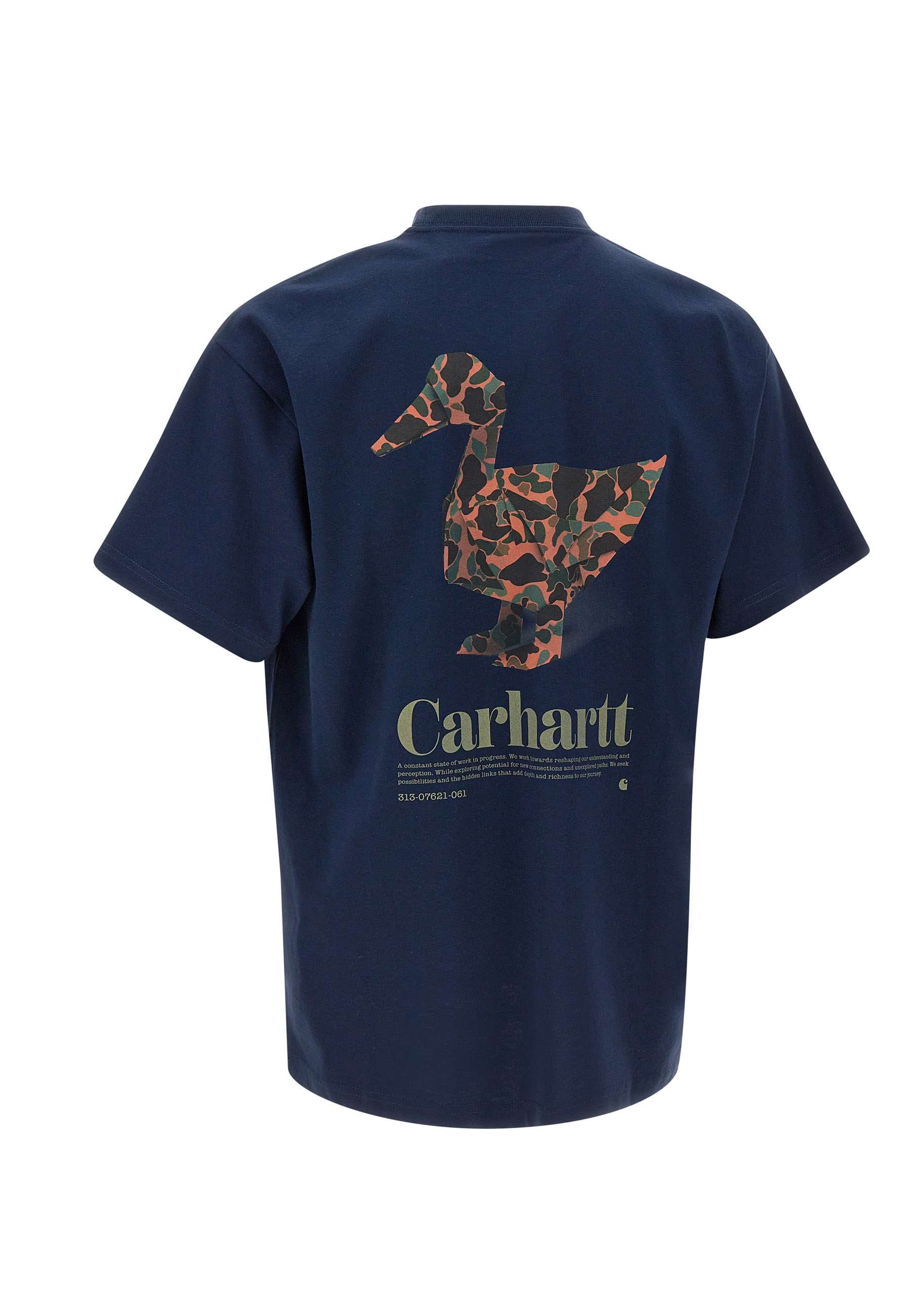 Carhartt WIP I033967 Man BLUE T-shirts and Polos - Zuklat