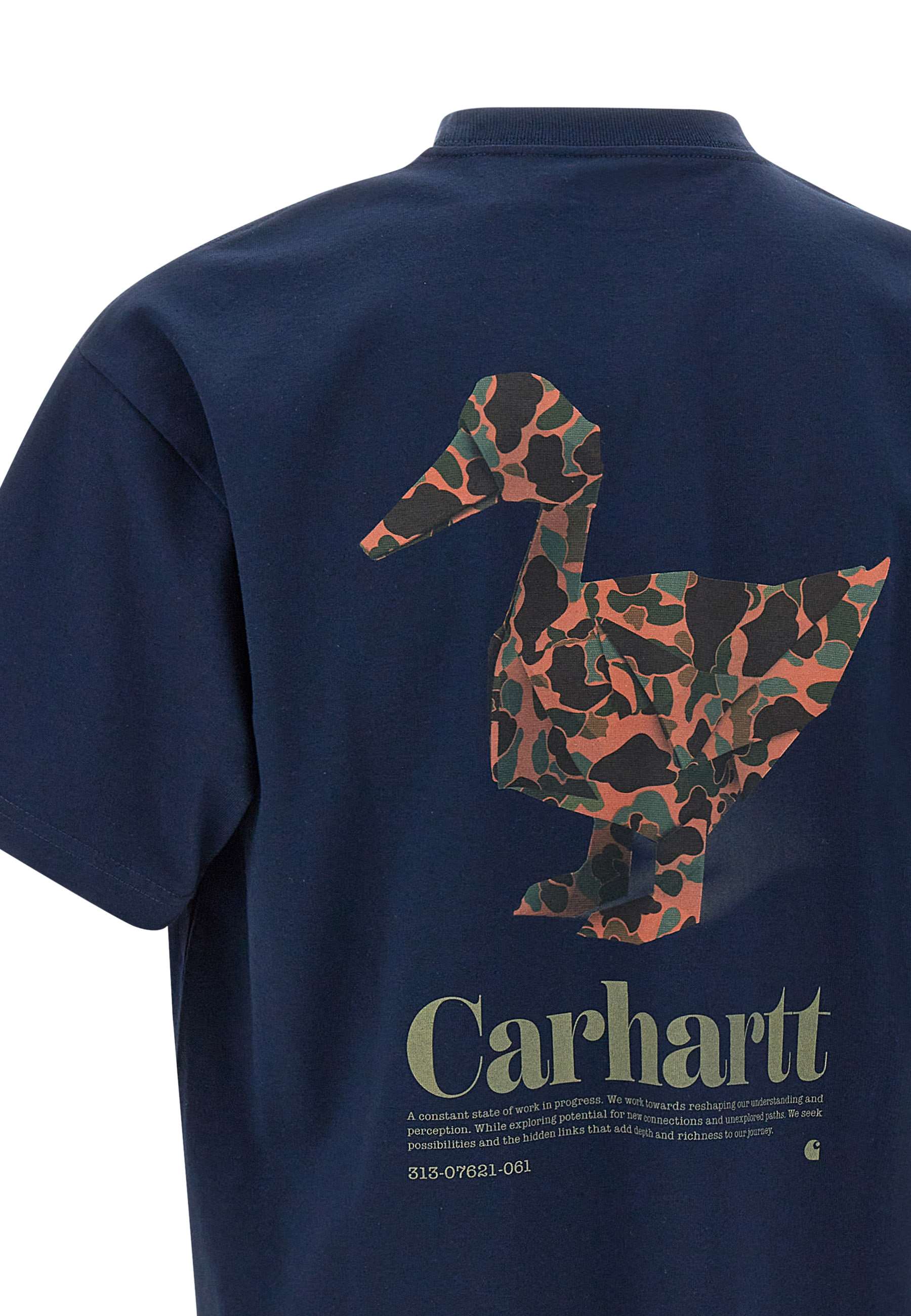 Carhartt WIP I033967 Man BLUE T-shirts and Polos - Zuklat