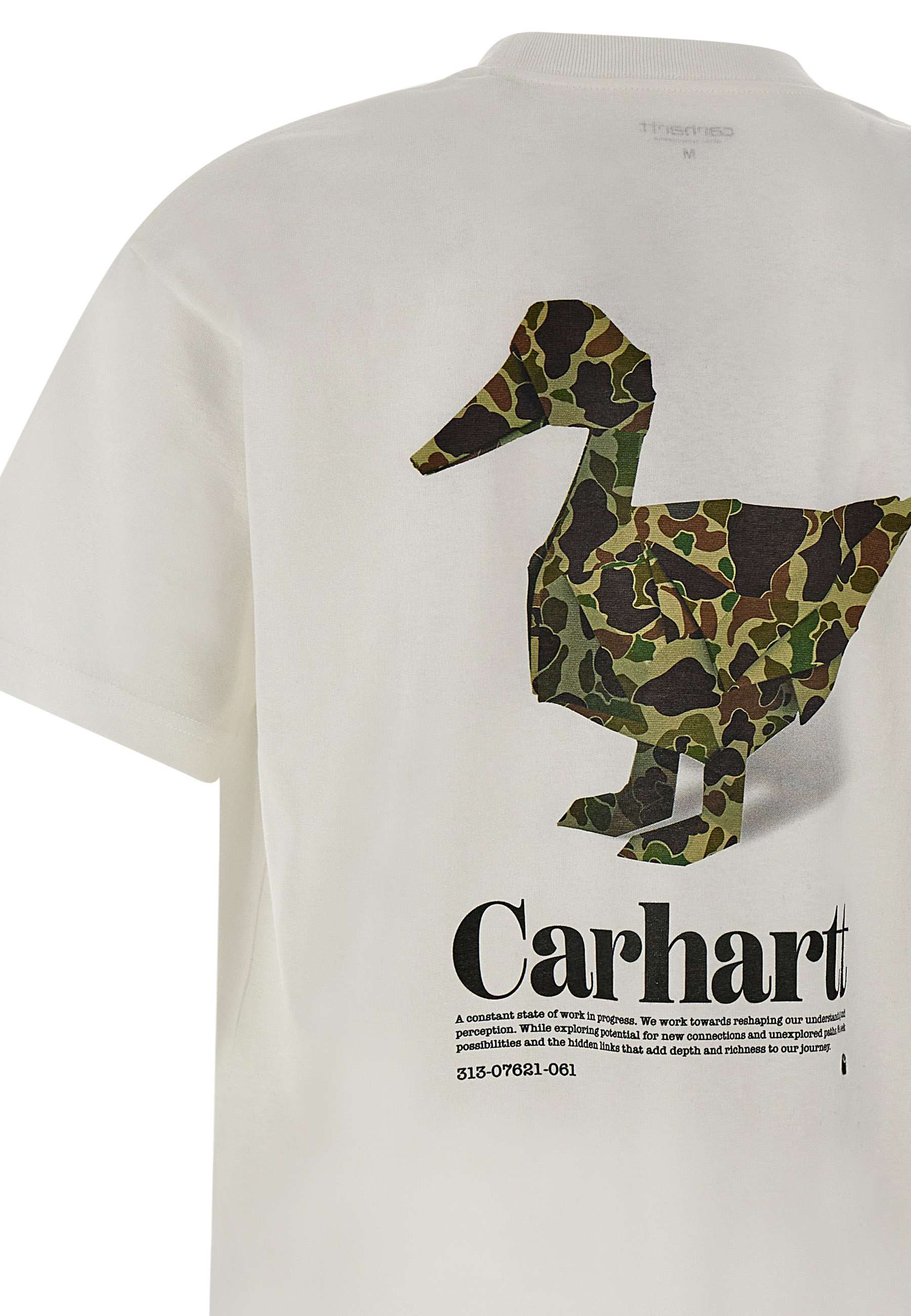 Carhartt WIP I033967 Man White T-shirts and Polos - Zuklat