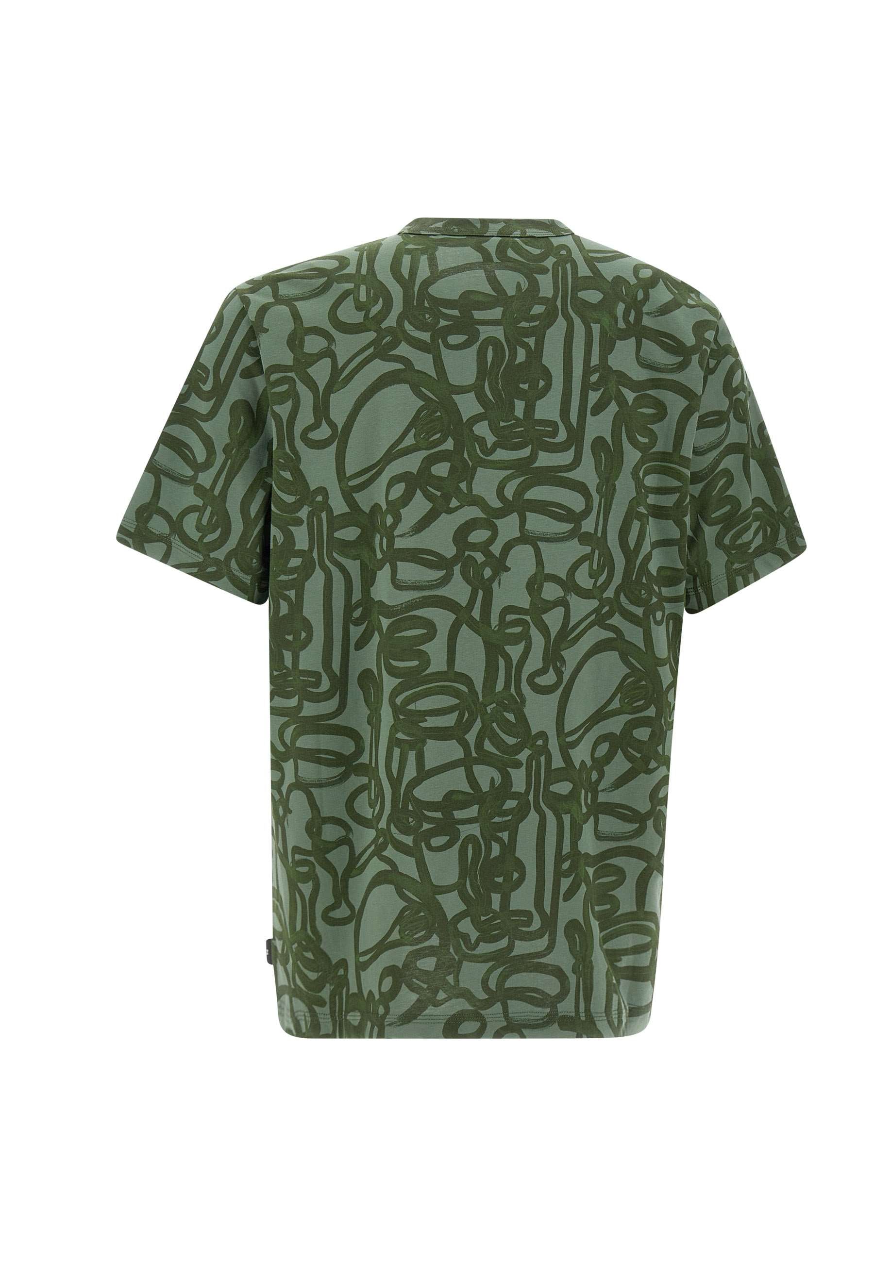 Paul Smith M2R090Z Man Green T-shirts and Polos - Zuklat