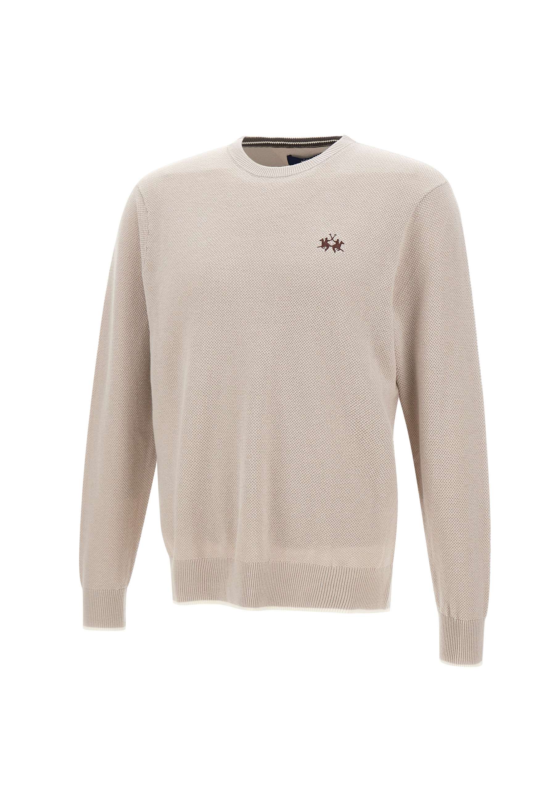 La Martina ZMS007 Man Beige Sweaters - Zuklat