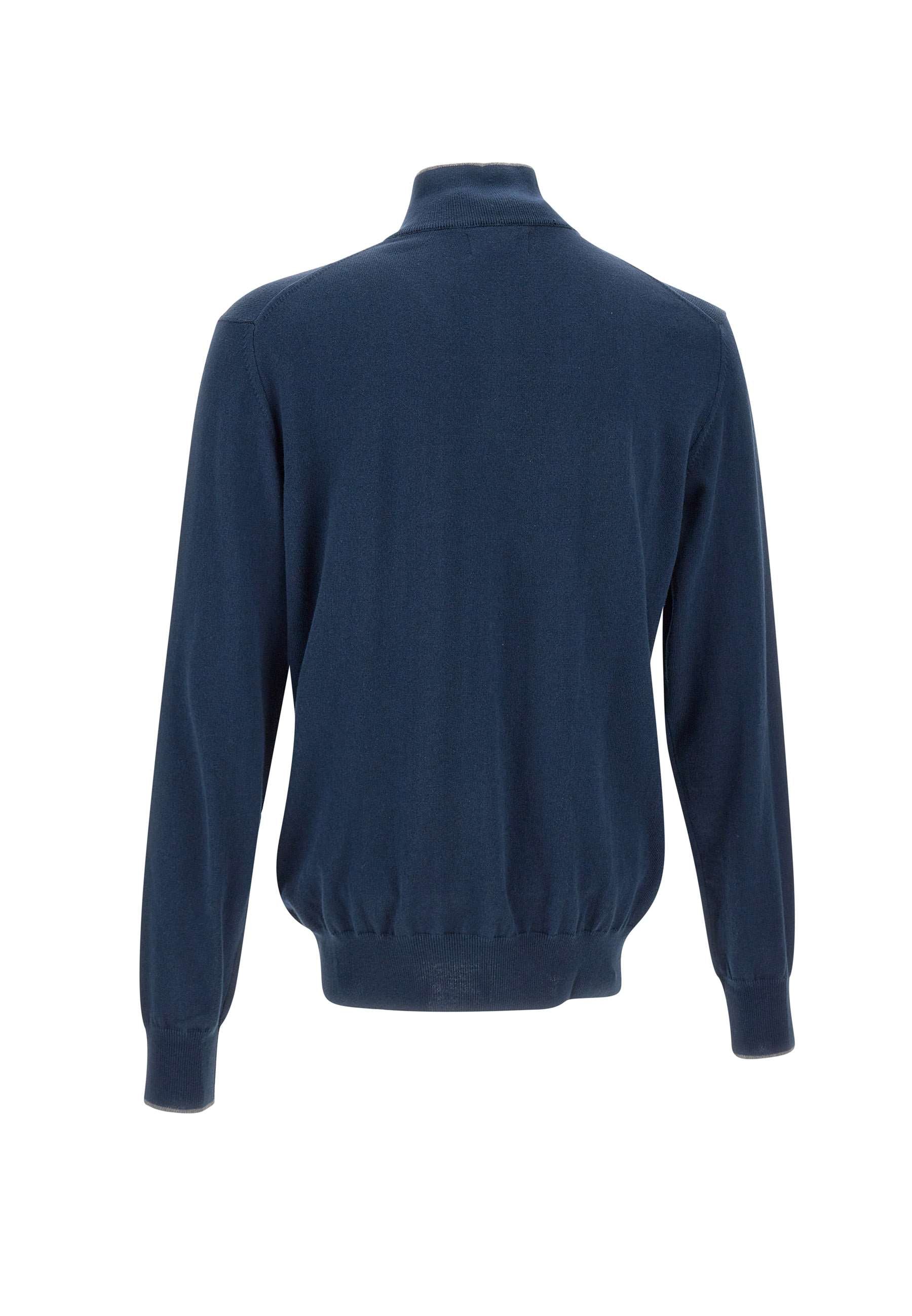 La Martina ZMS003 Man Blue Sweaters - Zuklat