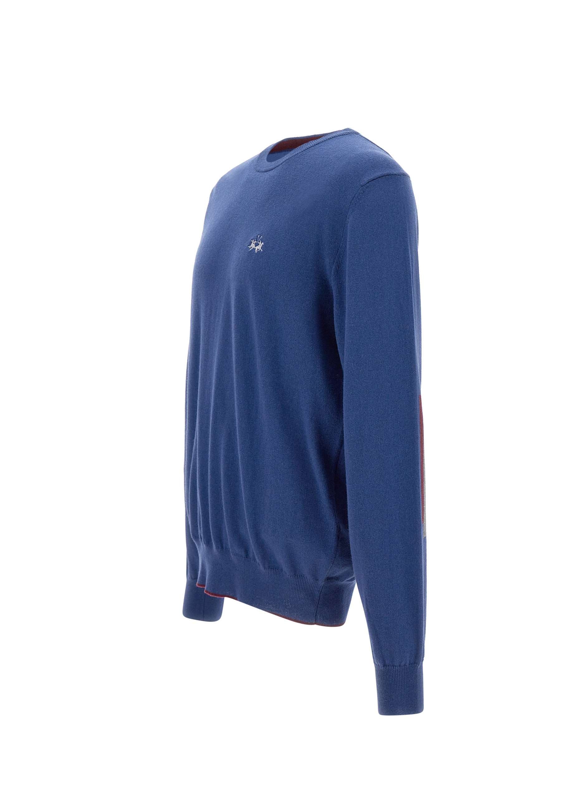 La Martina ZMS005 Man Blue Sweaters - Zuklat