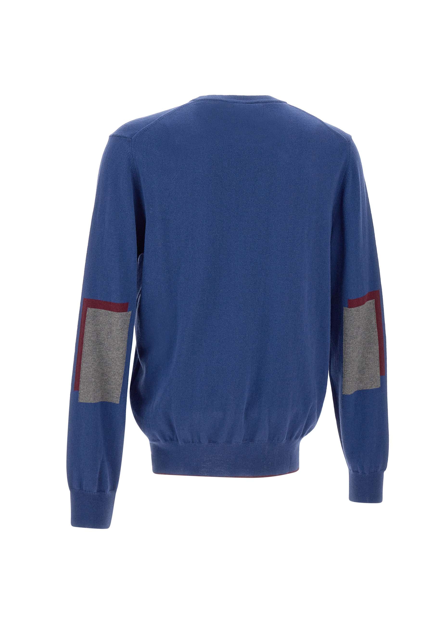 La Martina ZMS005 Man Blue Sweaters - Zuklat