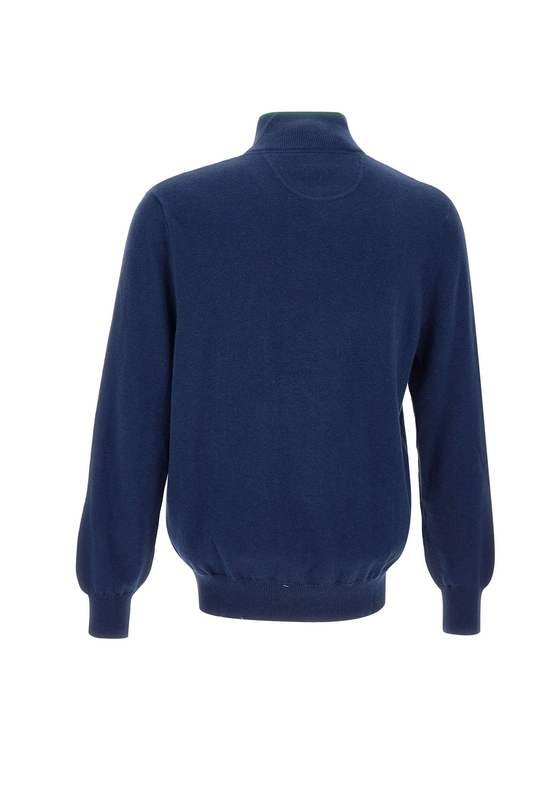 La Martina ZMS316 Man Blue Sweaters - Zuklat