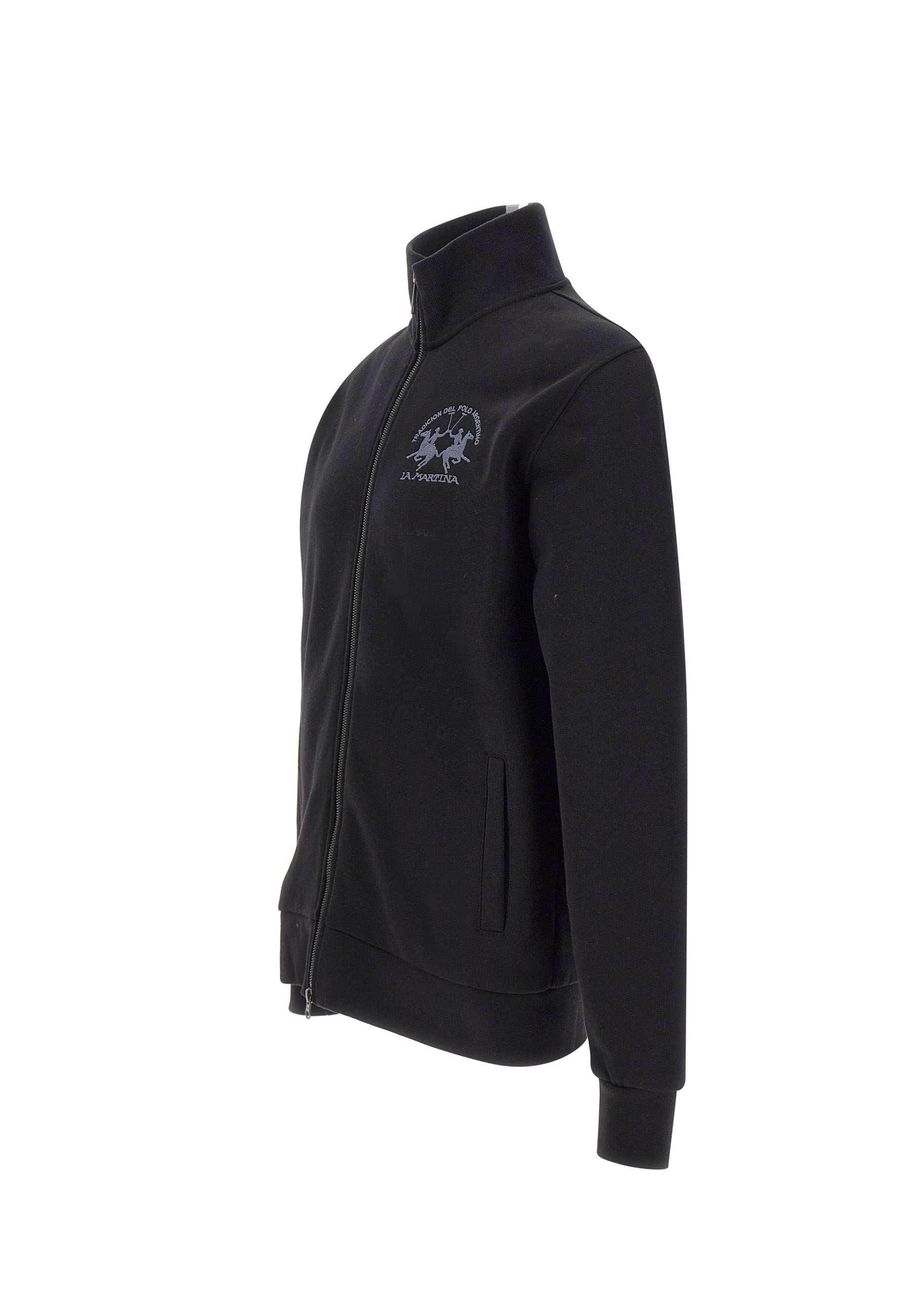 La Martina ZMF301 Man Black Sweaters - Zuklat