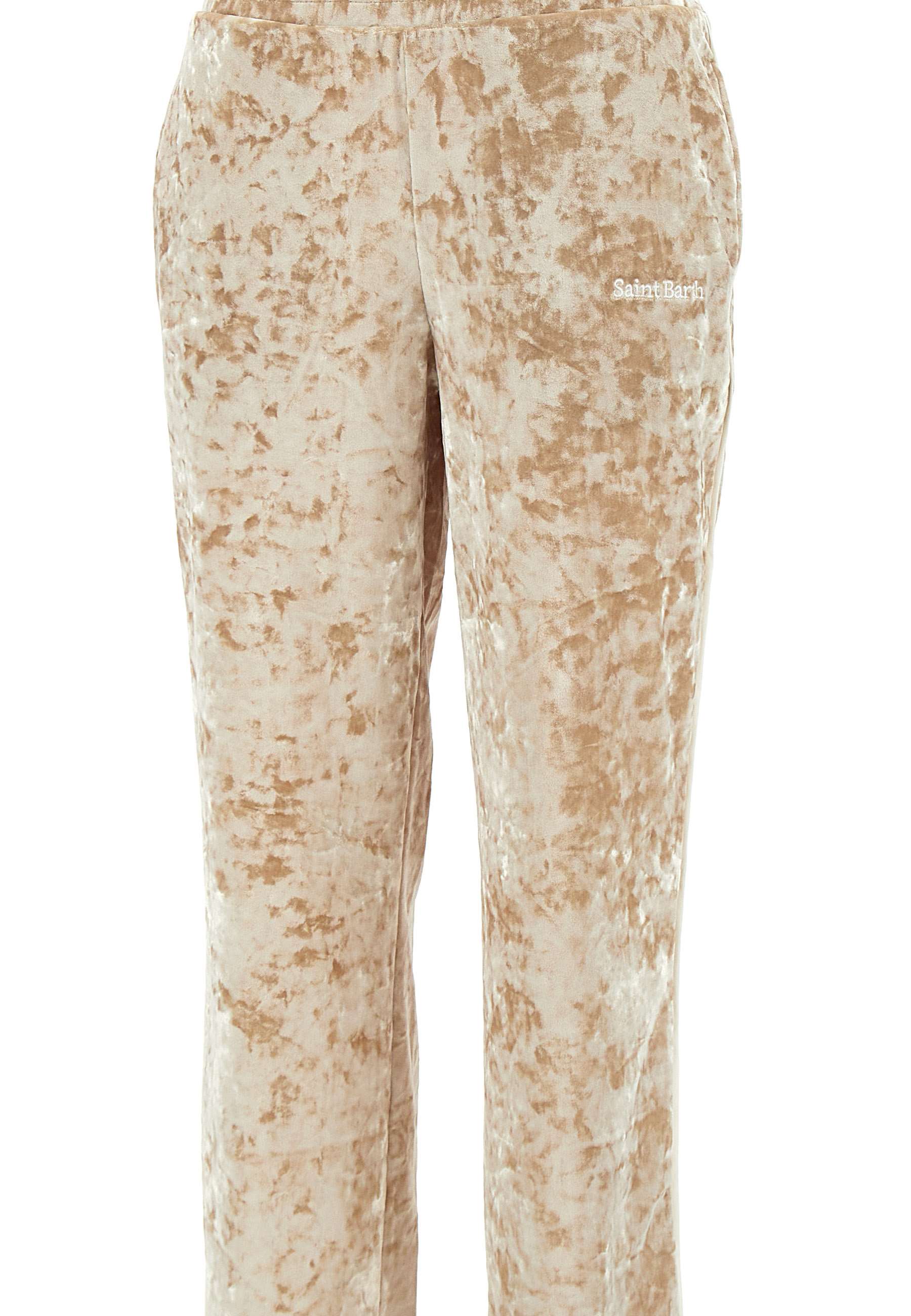 MC2 Saint Barth YVO0001 Woman Beige Trousers - Zuklat