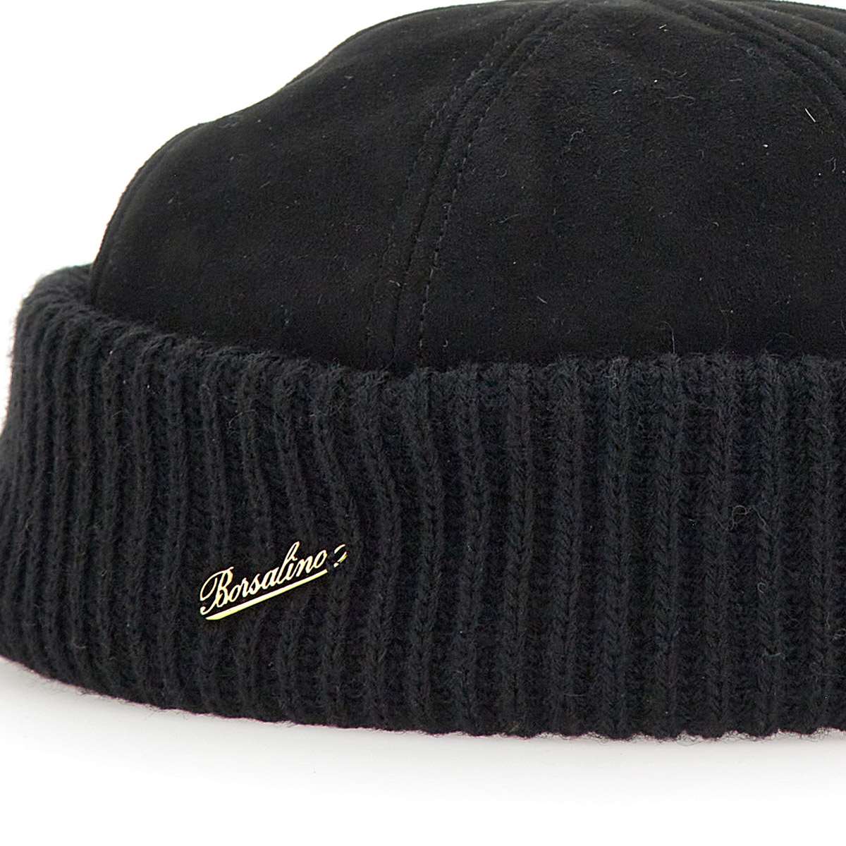 Borsalino 480349P Unisex Black Hats - Zuklat