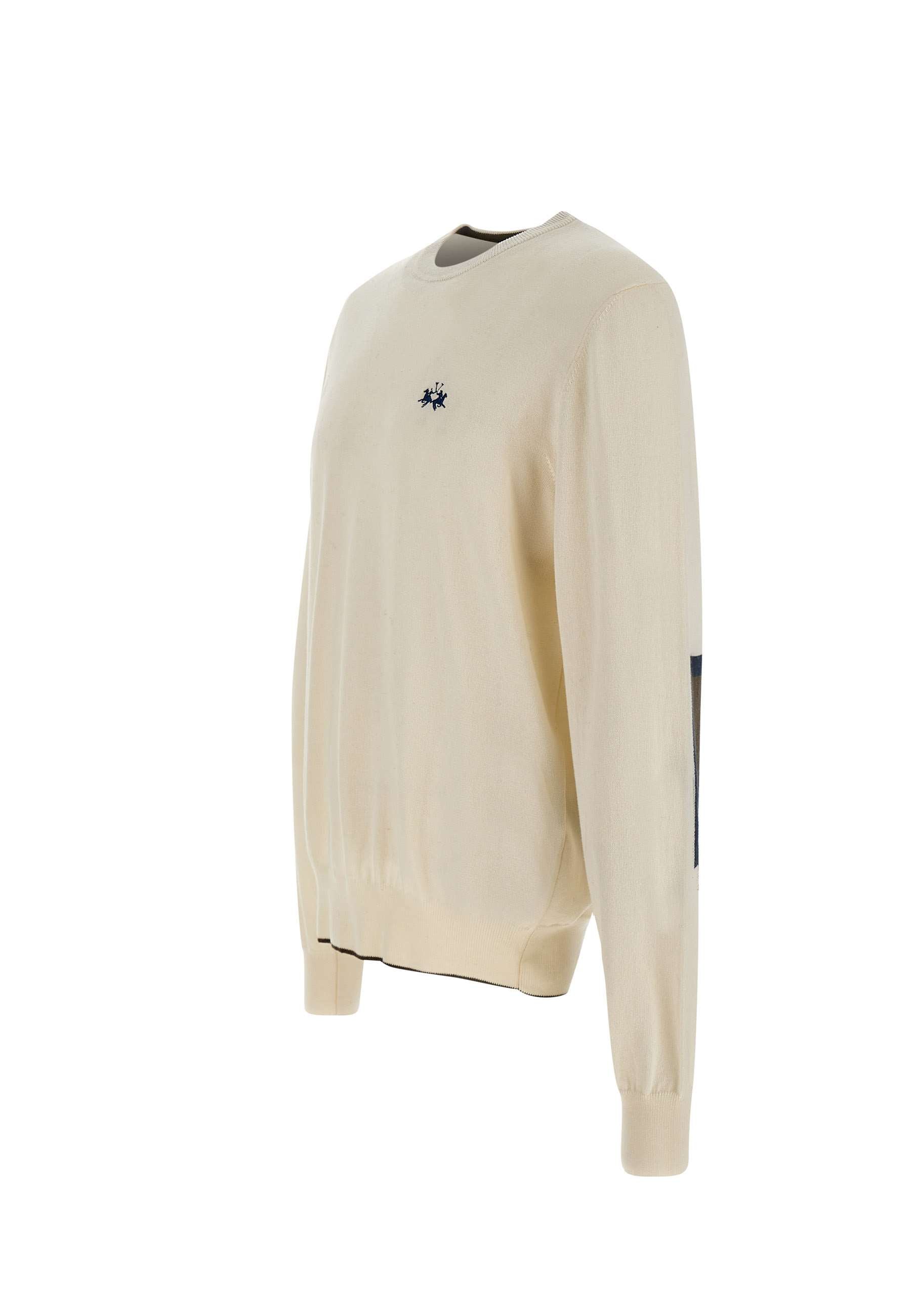 La Martina ZMS005 Man White Sweaters - Zuklat