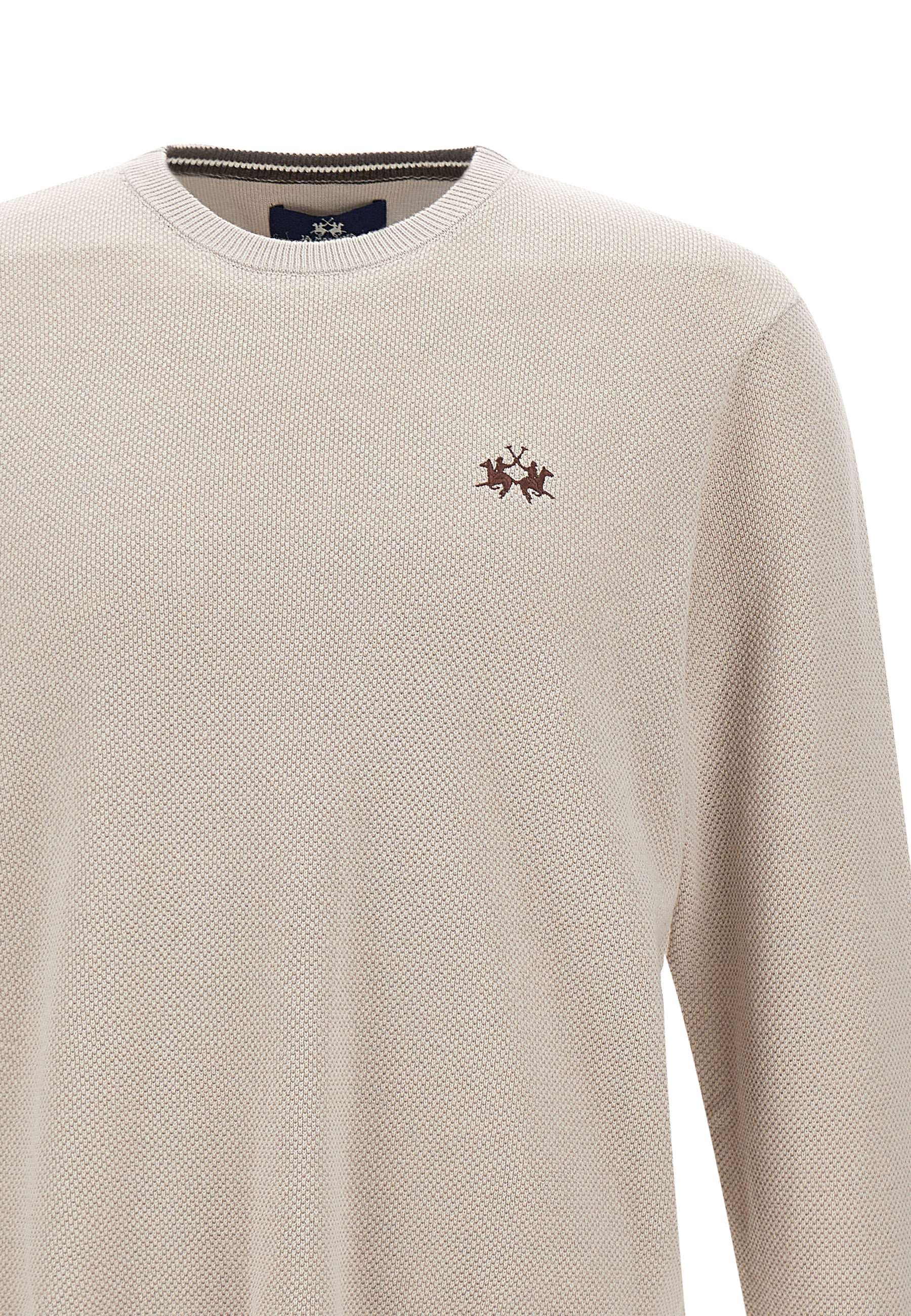 La Martina ZMS007 Man Beige Sweaters - Zuklat