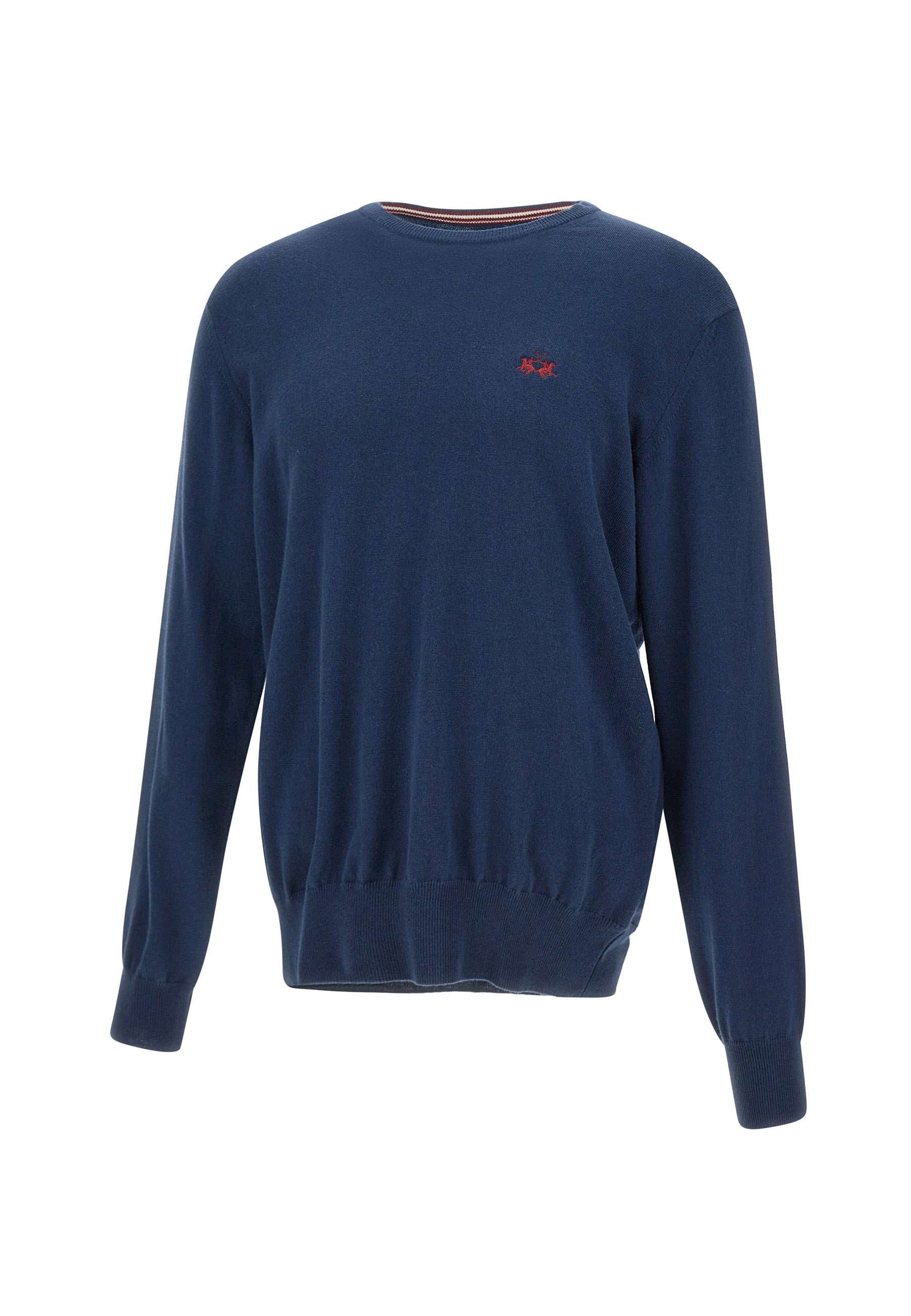 La Martina ZMS002 Man Blue Sweaters - Zuklat