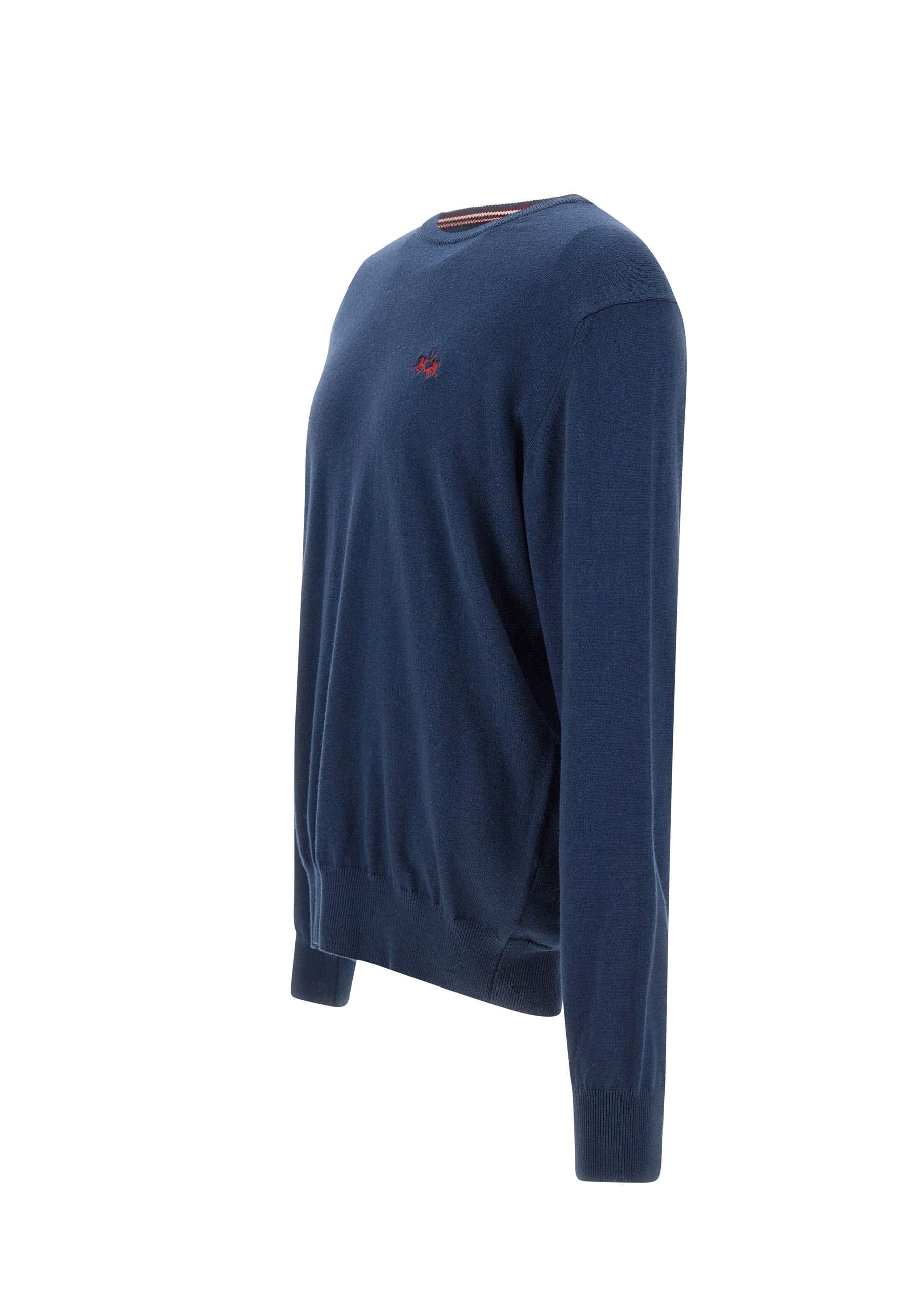 La Martina ZMS002 Man Blue Sweaters - Zuklat