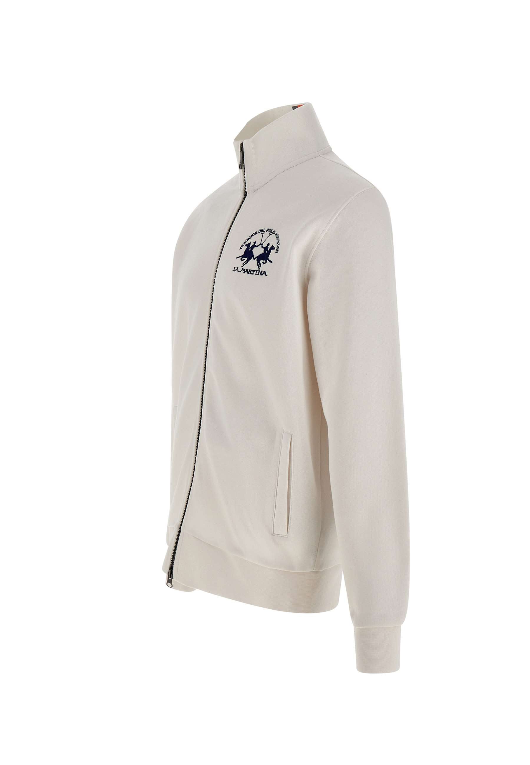 La Martina ZMF301 Man White Sweaters - Zuklat