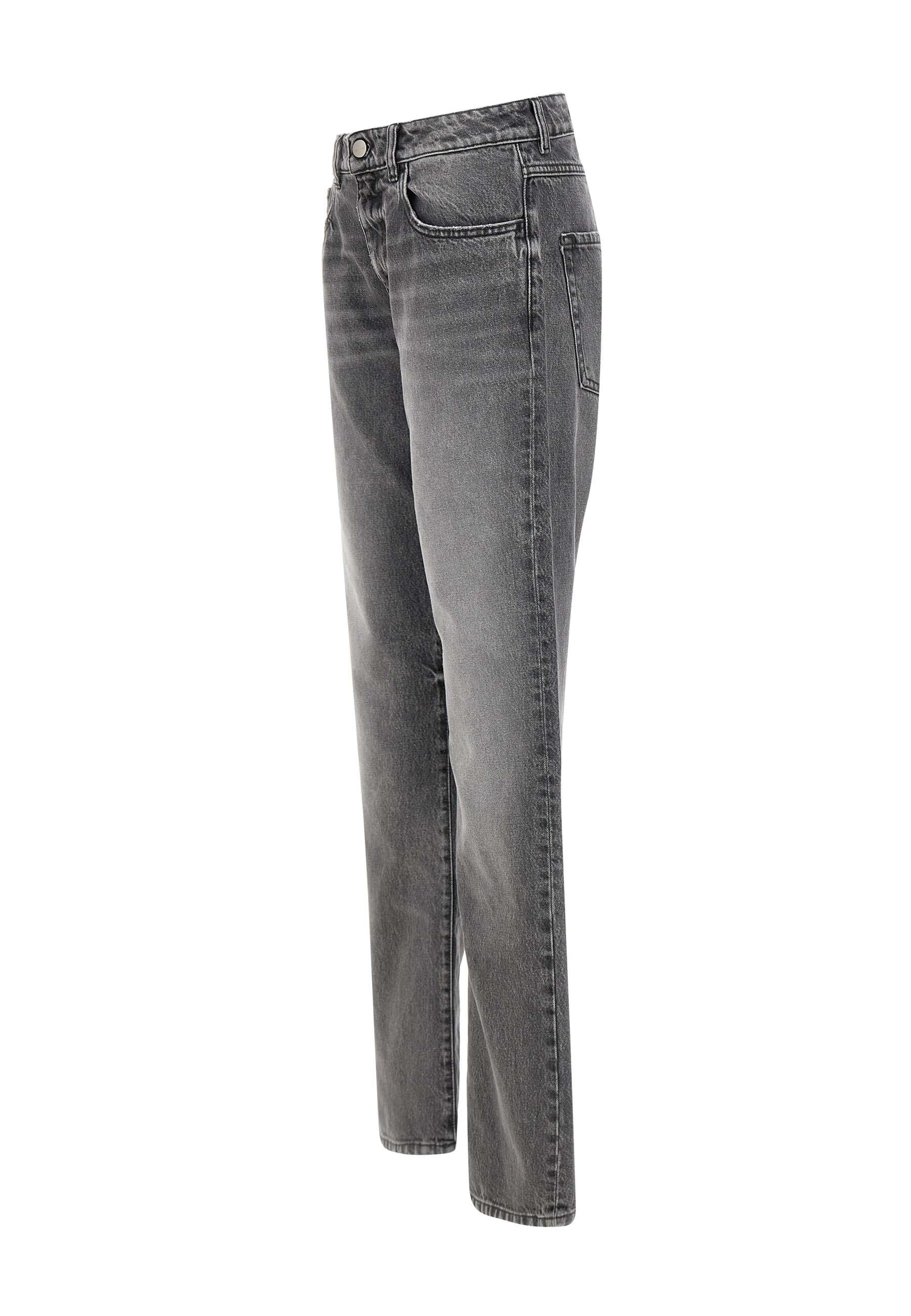 ICON DENIM IRIS Woman Black Jeans - Zuklat