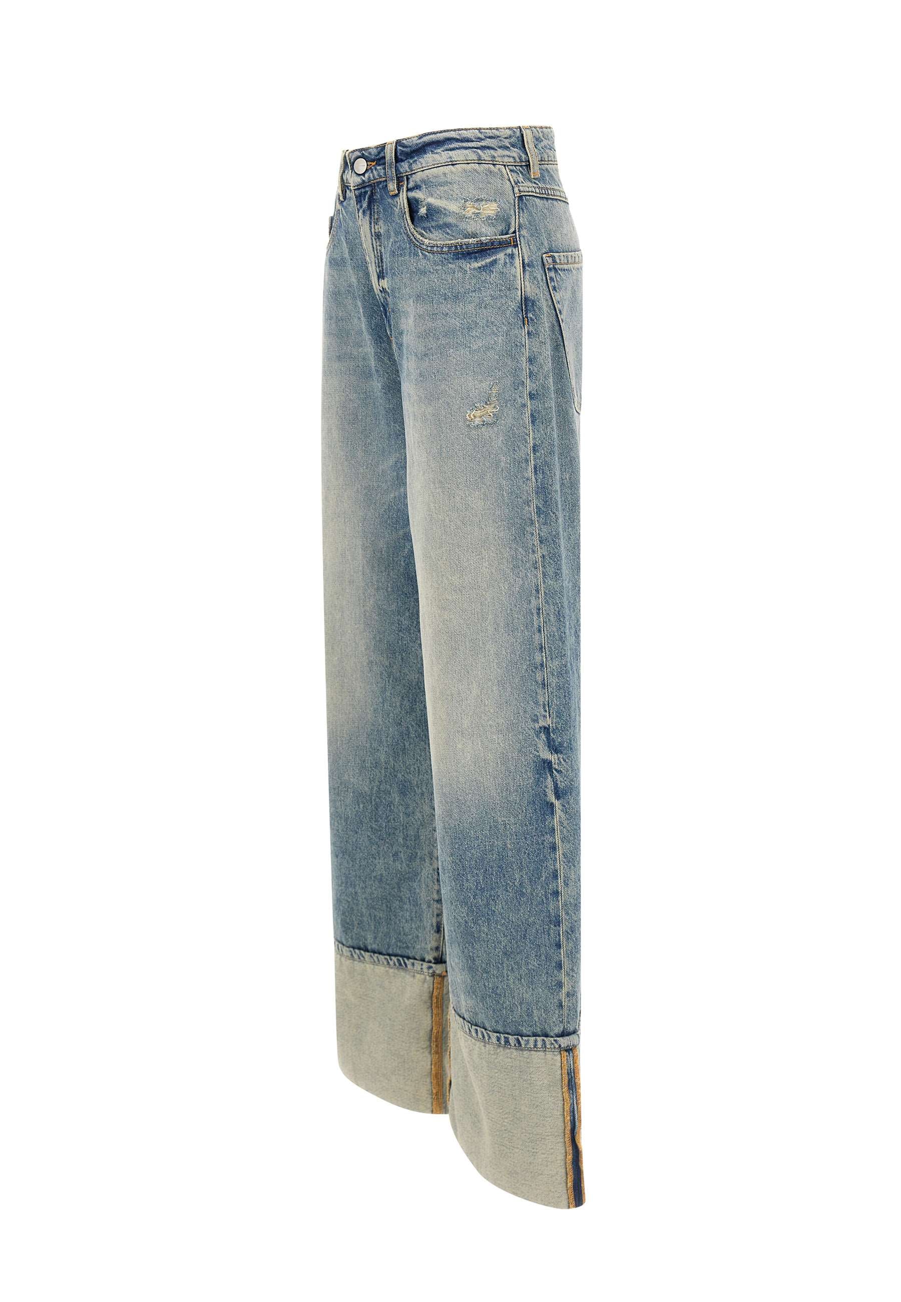 ICON DENIM KIKI Woman Blue Jeans - Zuklat