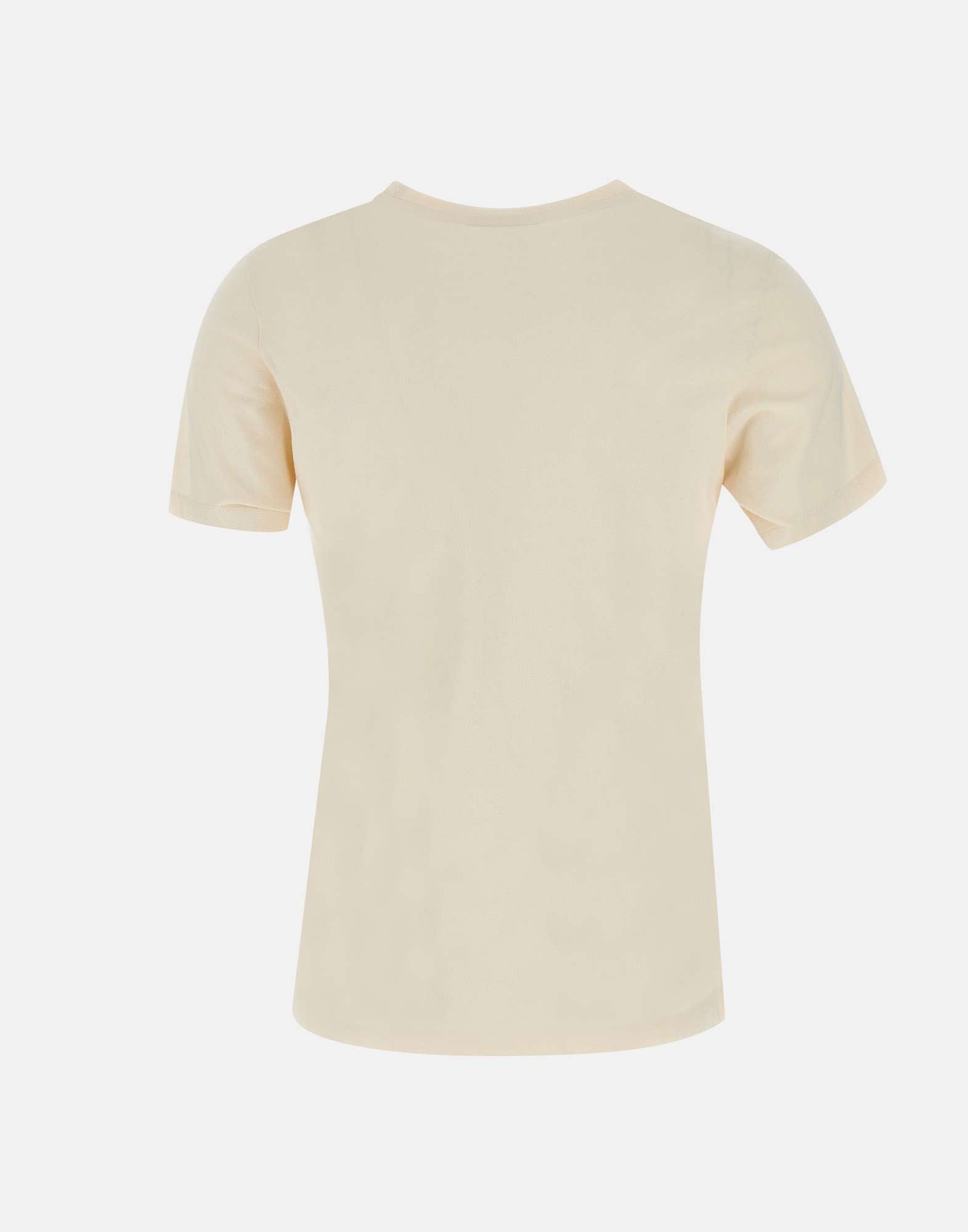 MAISON KITSUNE' MW00122KJ0008 Woman Beige T-shirts and Polos - Zuklat