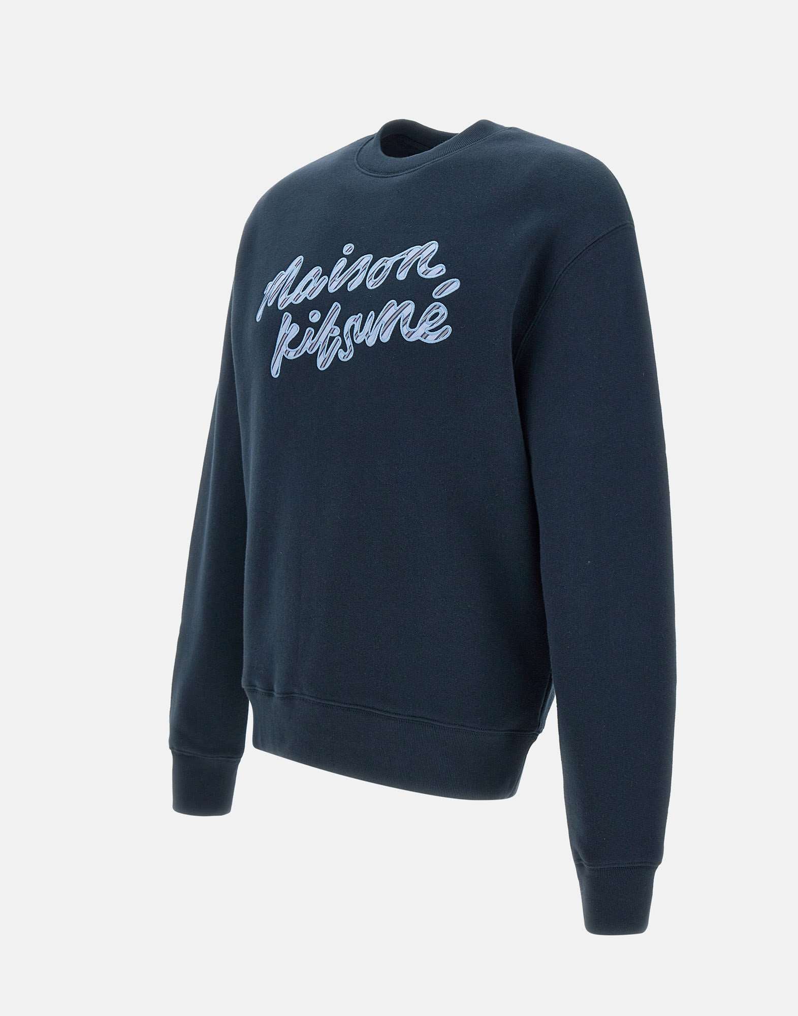 MAISON KITSUNE' NM00310KM0307 Man Blue Sweaters - Zuklat