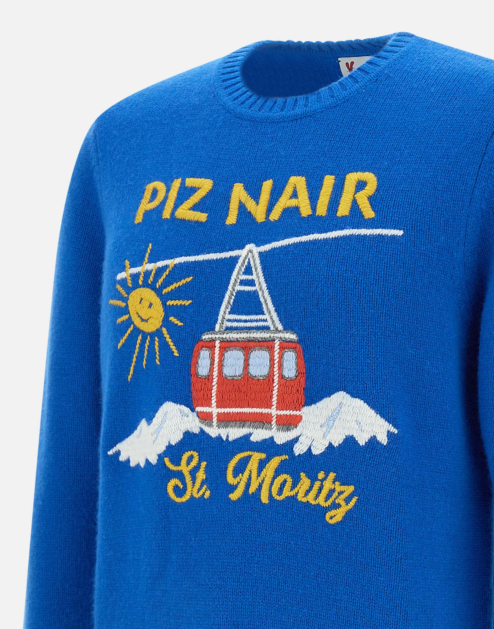 MC2 Saint Barth BOMD005 Man Blue Sweaters - Zuklat