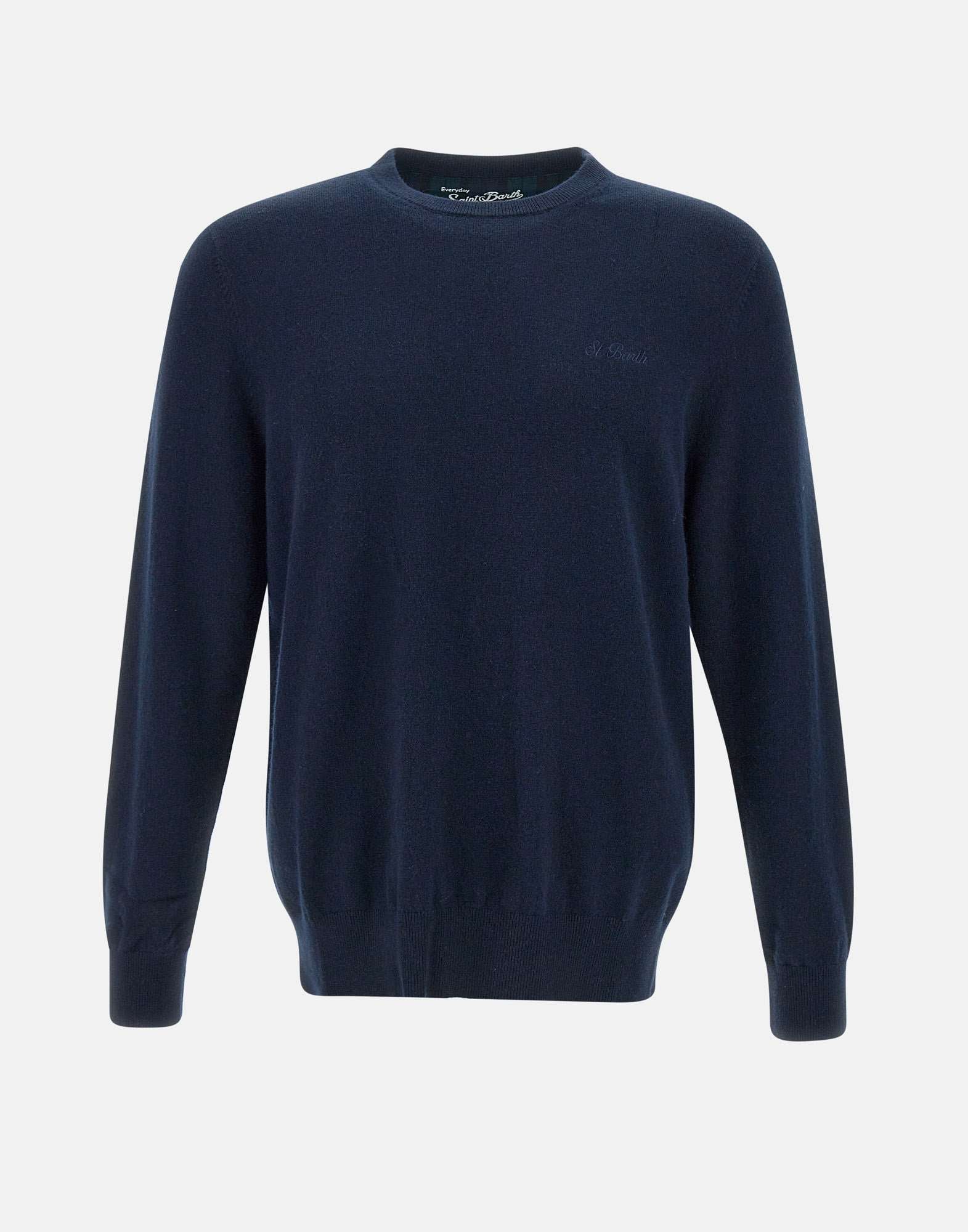 MC2 Saint Barth REGE003 Man Blue Sweaters - Zuklat