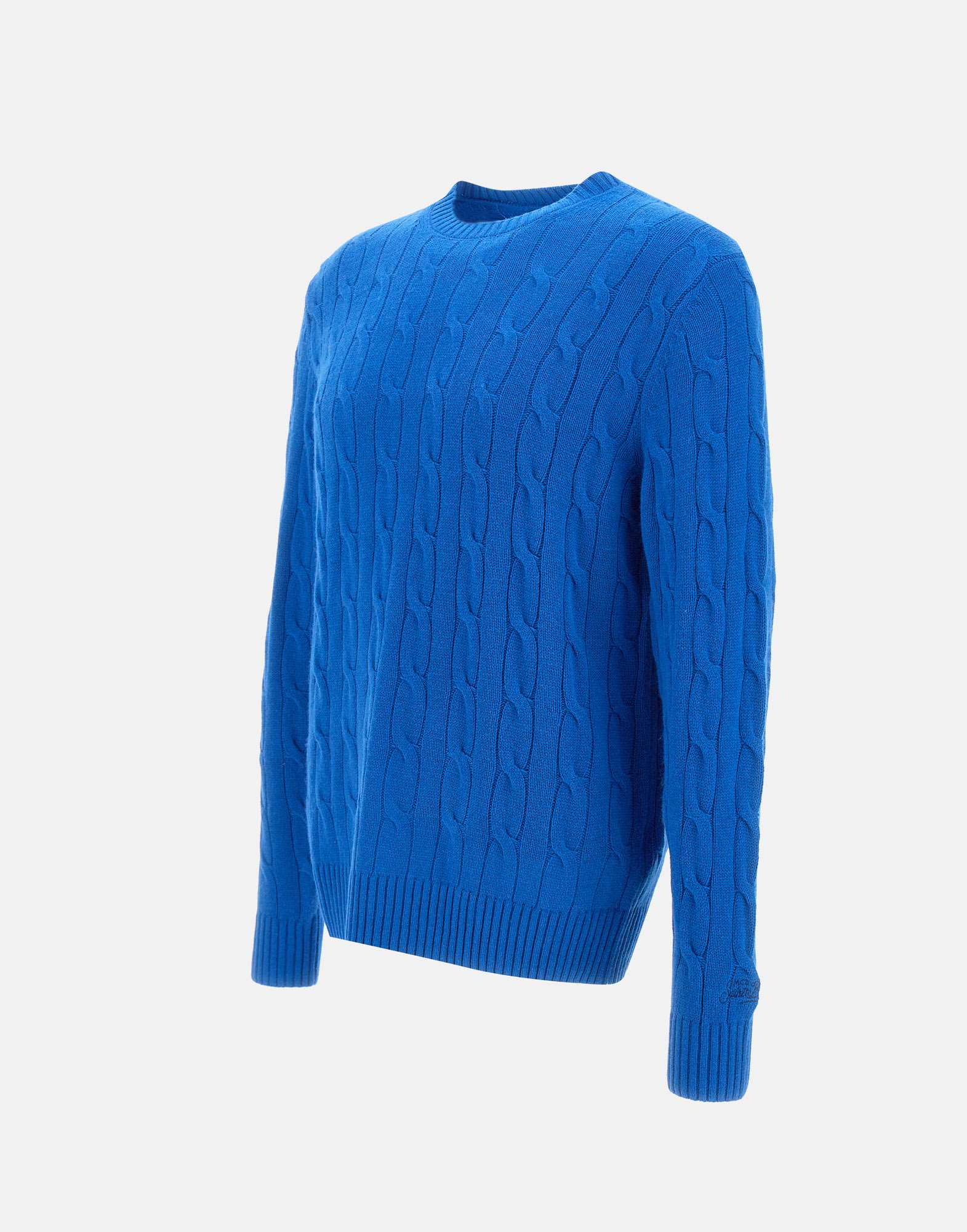 MC2 Saint Barth REGE003 Man Blue Sweaters - Zuklat