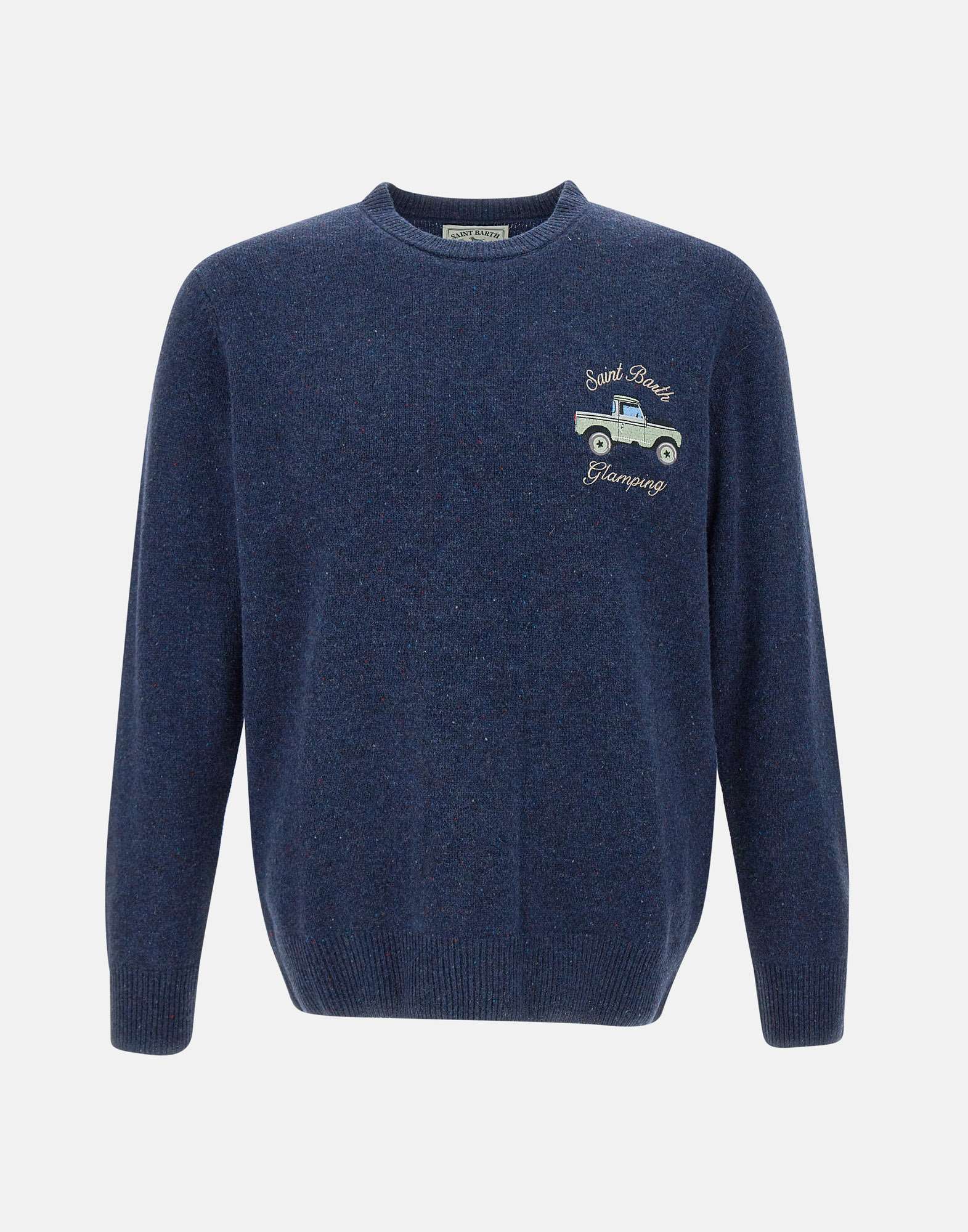 MC2 Saint Barth HER0001 Man Blue Sweaters - Zuklat