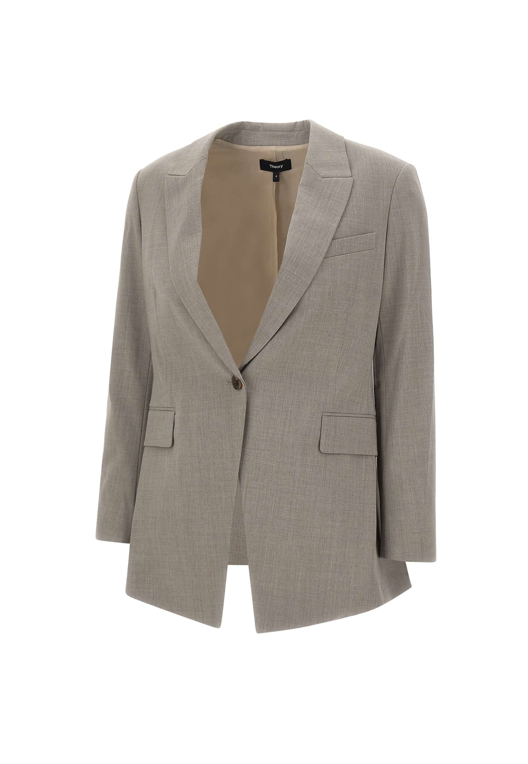 Theory H0101113 Woman Grey Jackets - Zuklat