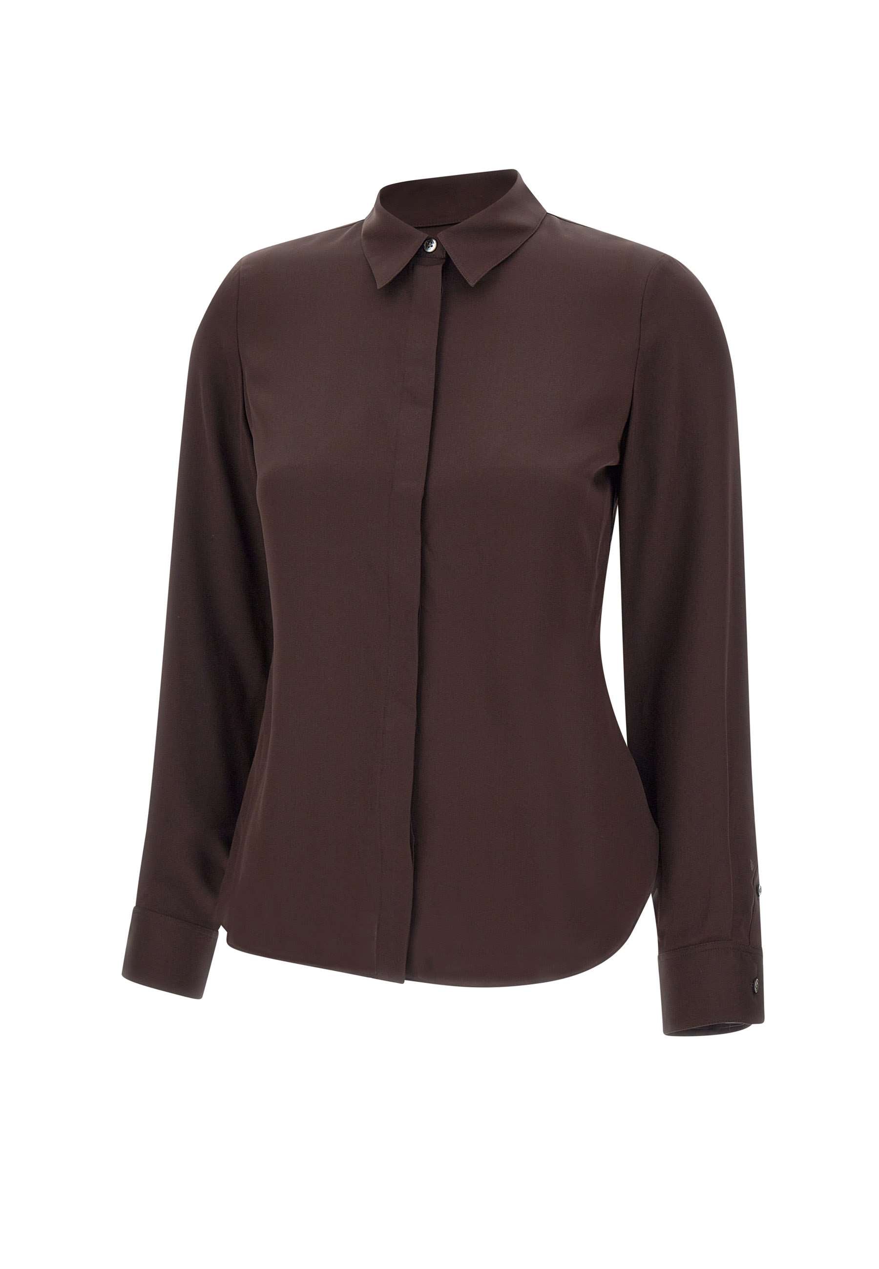 Theory M0102536 Woman Brown Shirts - Zuklat