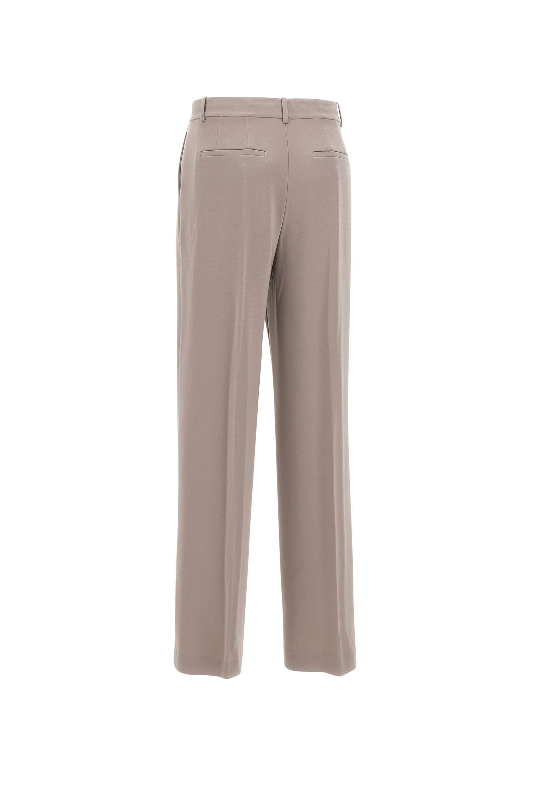 Theory O0709203 Woman Beige Trousers - Zuklat