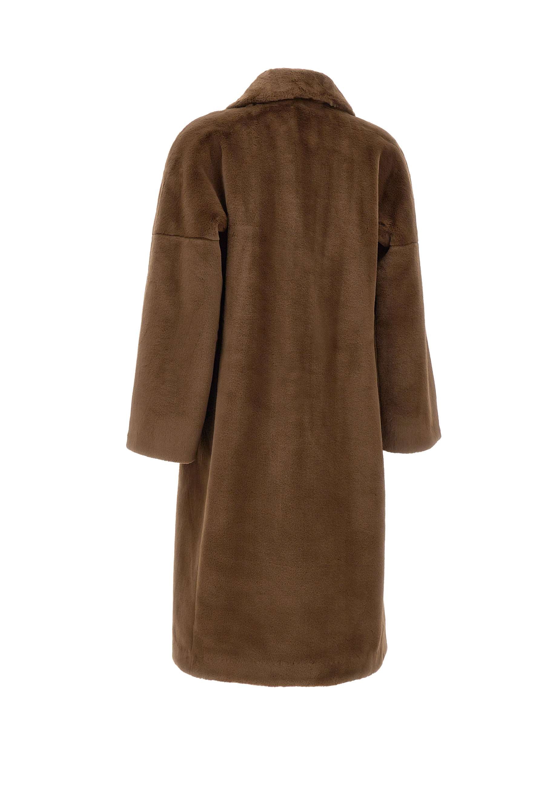 RRD W24572 Woman Brown Coats - Zuklat