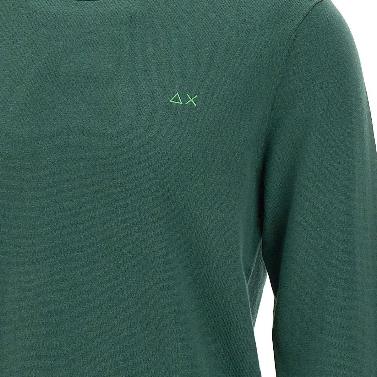 Sun68 K44125 Man Green Sweaters - Zuklat