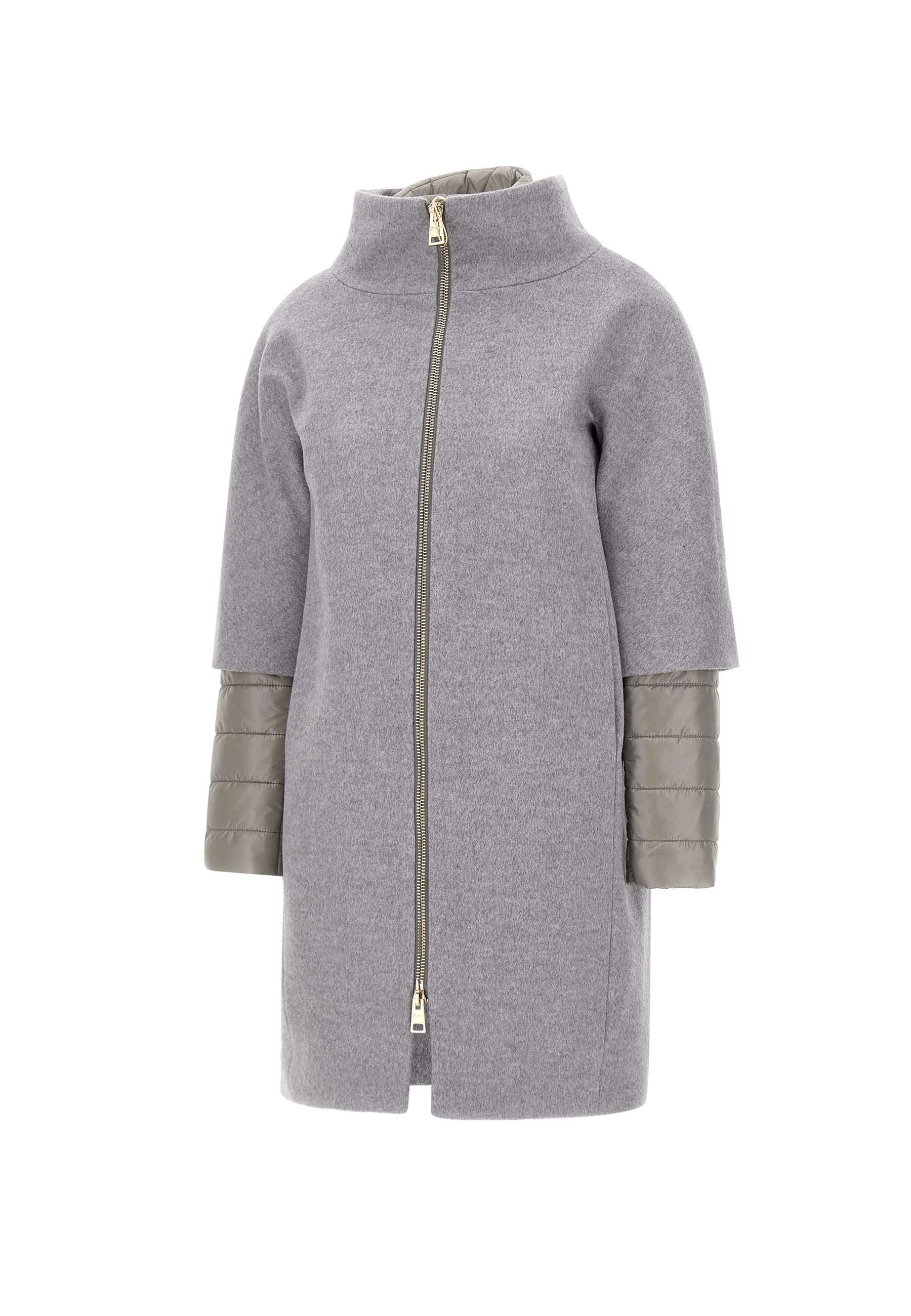 Herno CA000544D Woman Grey Coats - Zuklat