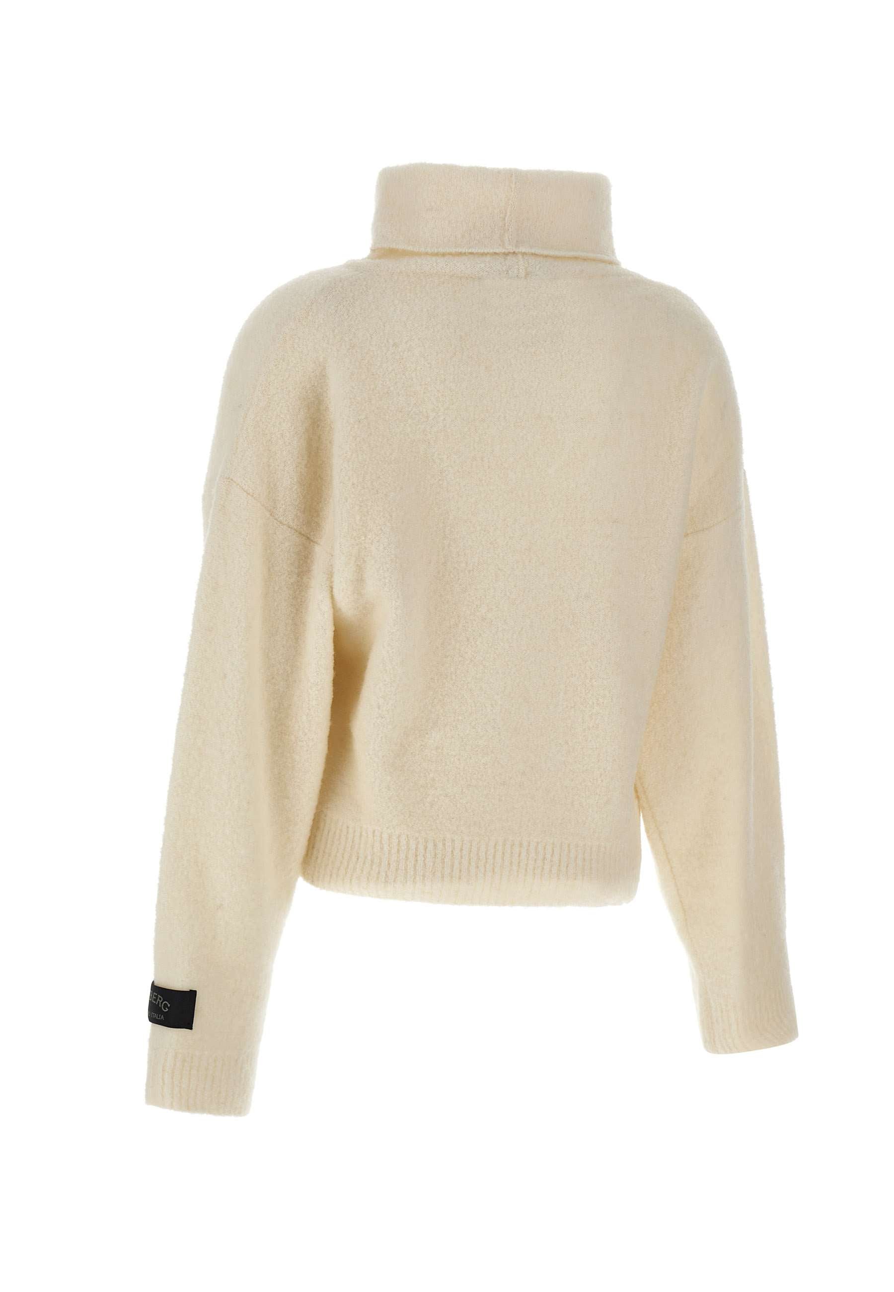 Iceberg A021 Woman White Sweaters - Zuklat