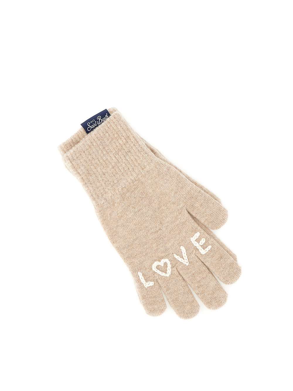 MC2 Saint Barth HOLB002 Woman Beige Gloves - Zuklat