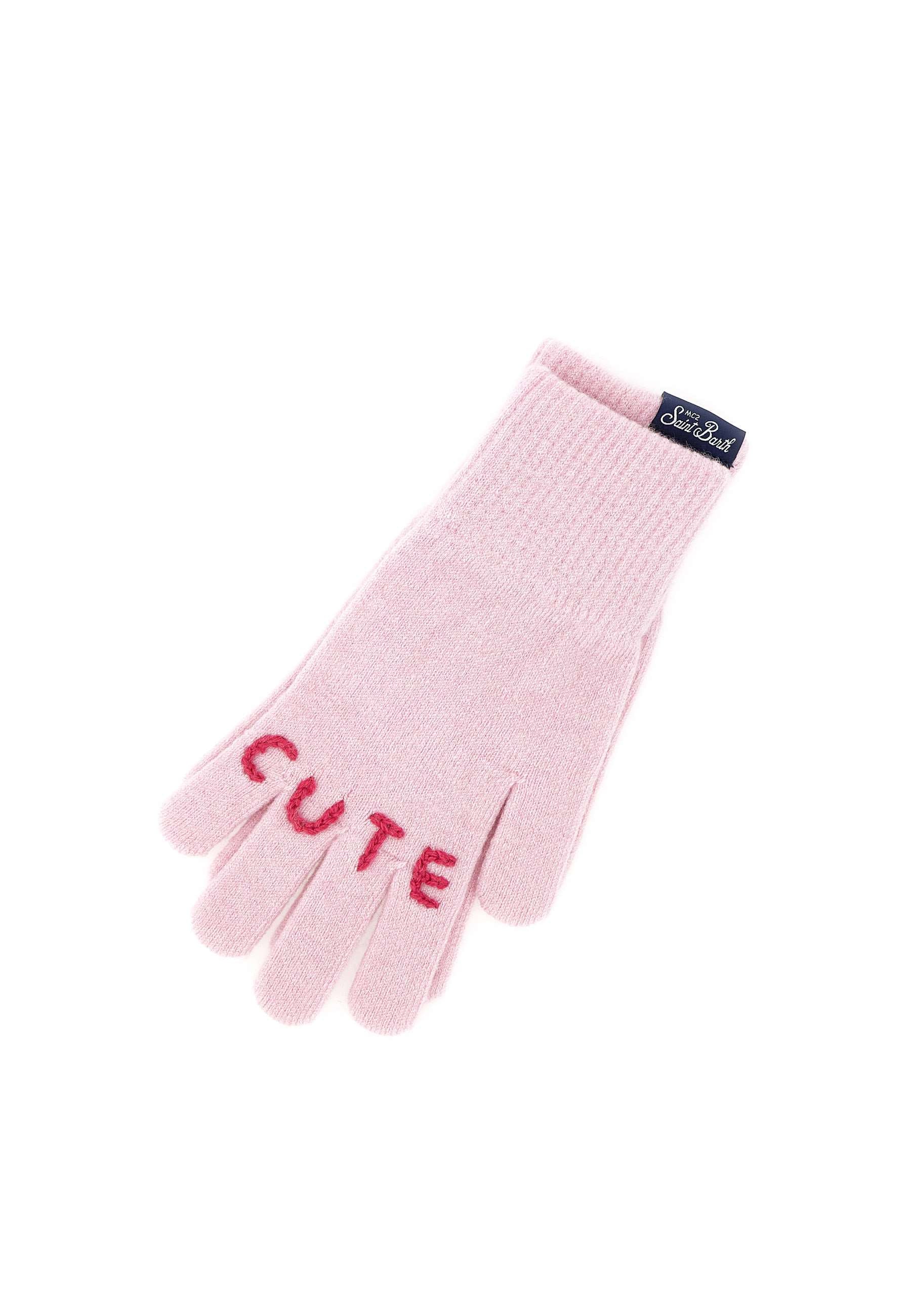 MC2 Saint Barth HOLB002 Woman Pink Gloves - Zuklat