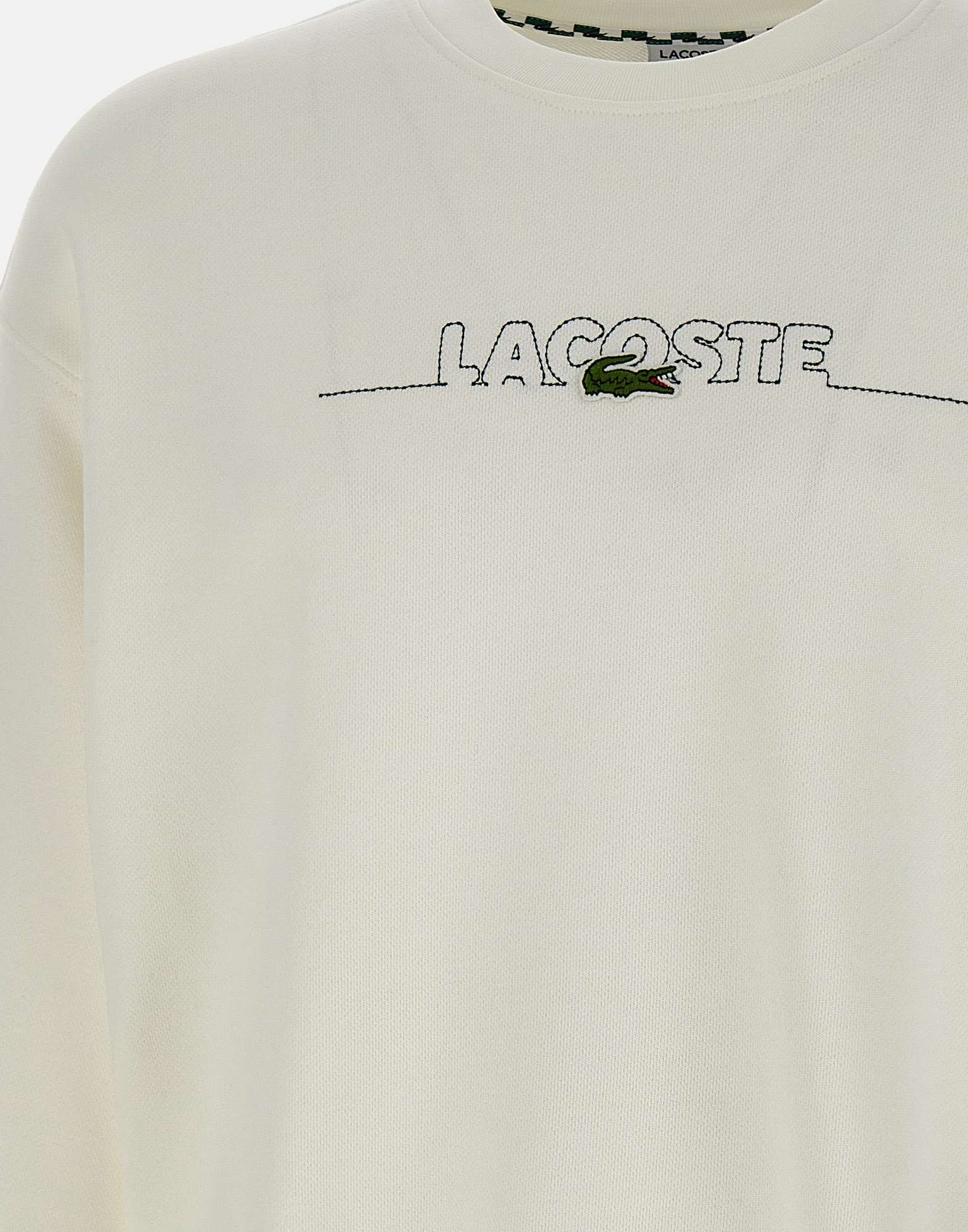 Lacoste SH3878 Man White Sweaters - Zuklat