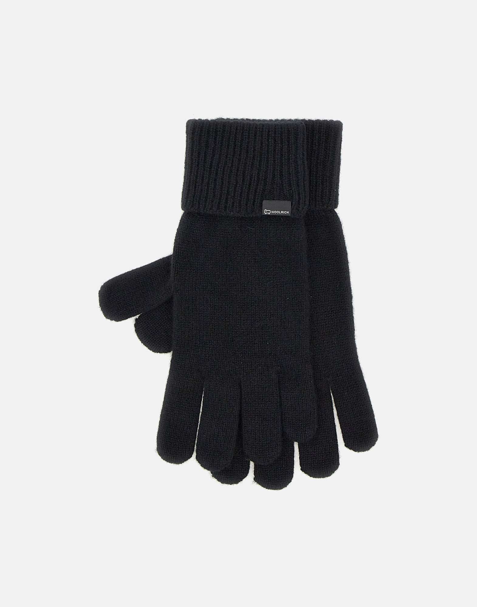 Woolrich CFWWAC0179 Woman Black Gloves - Zuklat